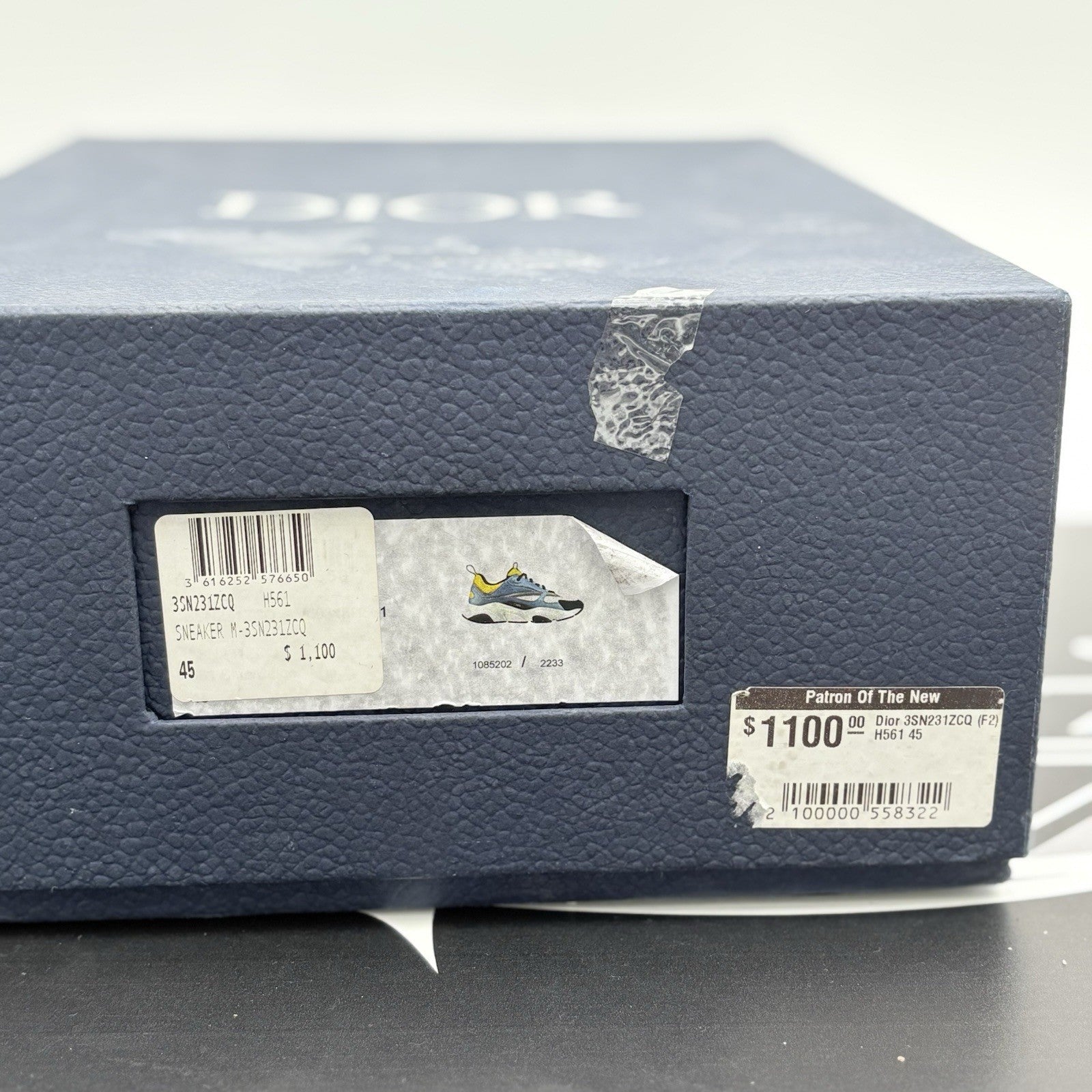 Size 45 (12 US) - Dior B22 Sneaker ' Blue Yellow ' | SUPER CLEAN!