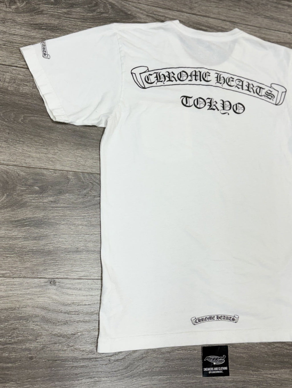 Size Medium - Chrome Hearts Tokyo Exclusive Scroll Label T- Shirt ' White '