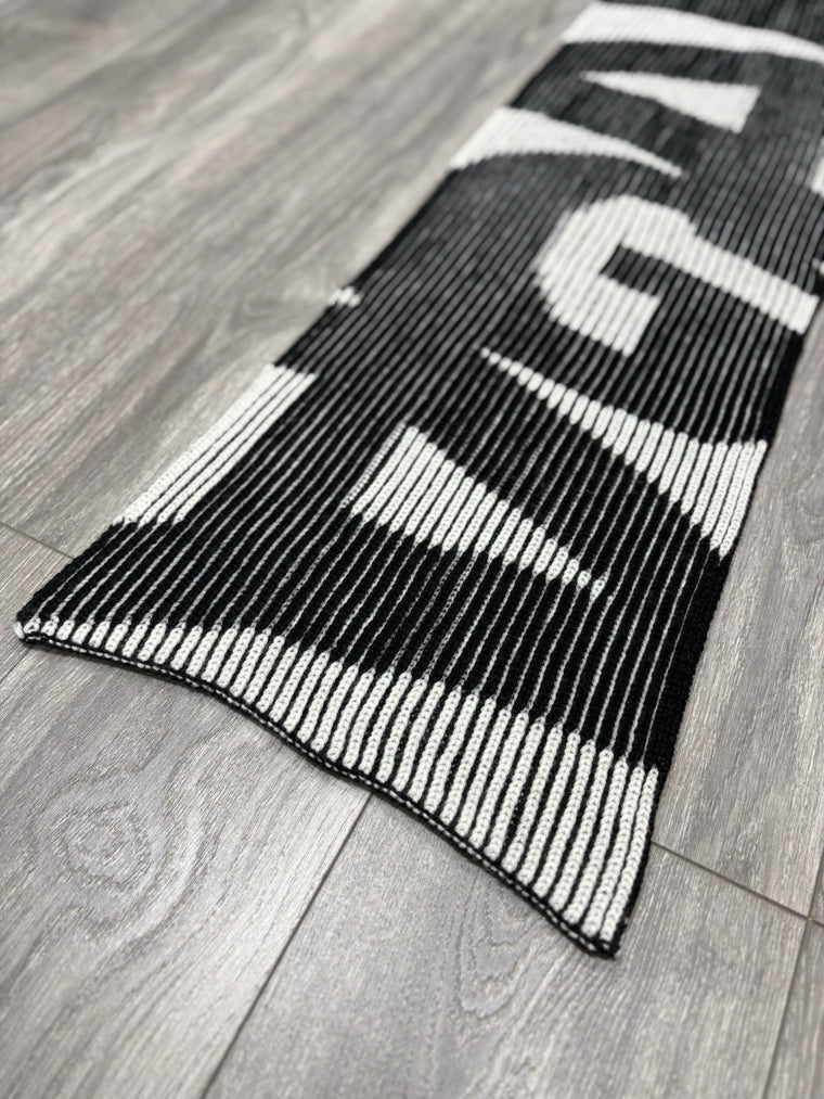 Logo Printed Wool Scarf — photo 9