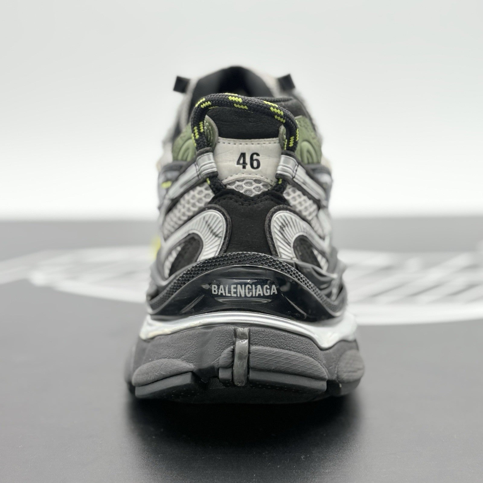 Size 46 (13 US) - Balenciaga Runner 2.0 ' Silver Neon Yellow ' | SUPER CLEAN!