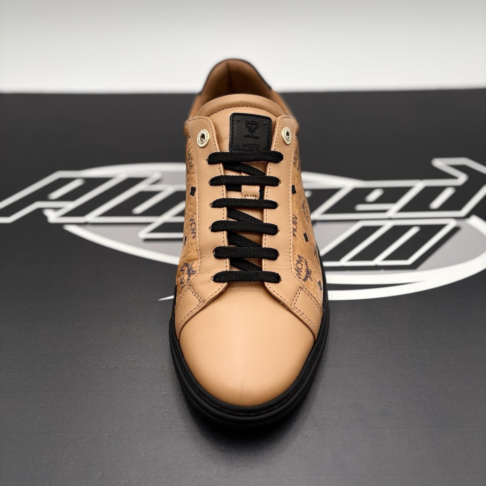 Size 41 (8 US) - MCM Terrain monogram-print sneakers | GOOD CONDITION!