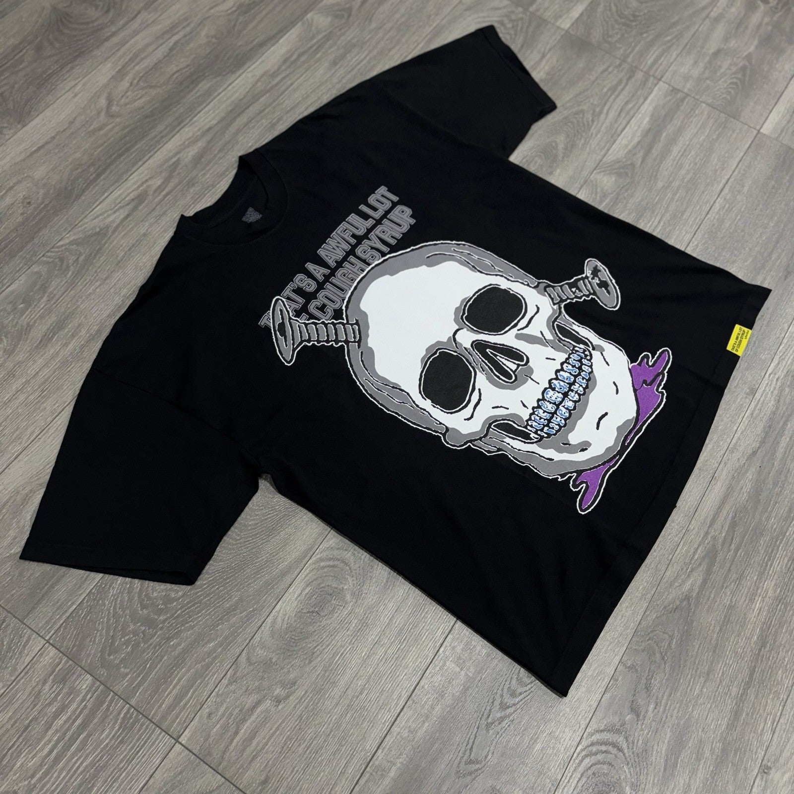 Size XXL - That’s A Awful Lot Of Cough Syrup X Persona T-Shirt ' Black ' | NEW!