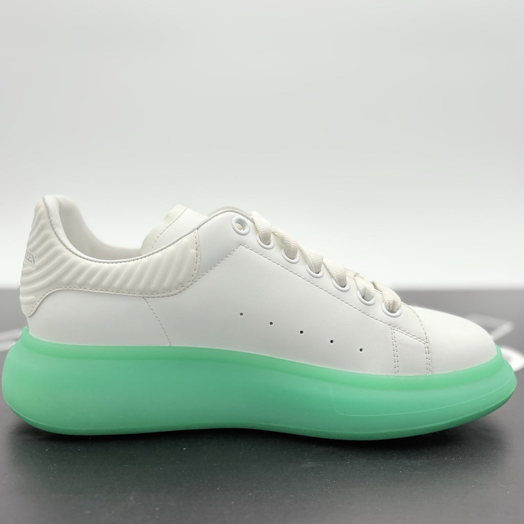 Size 41 (8 US) Alexander McQueen Oversized ' White Green Sole ' | SUPER CLEAN!