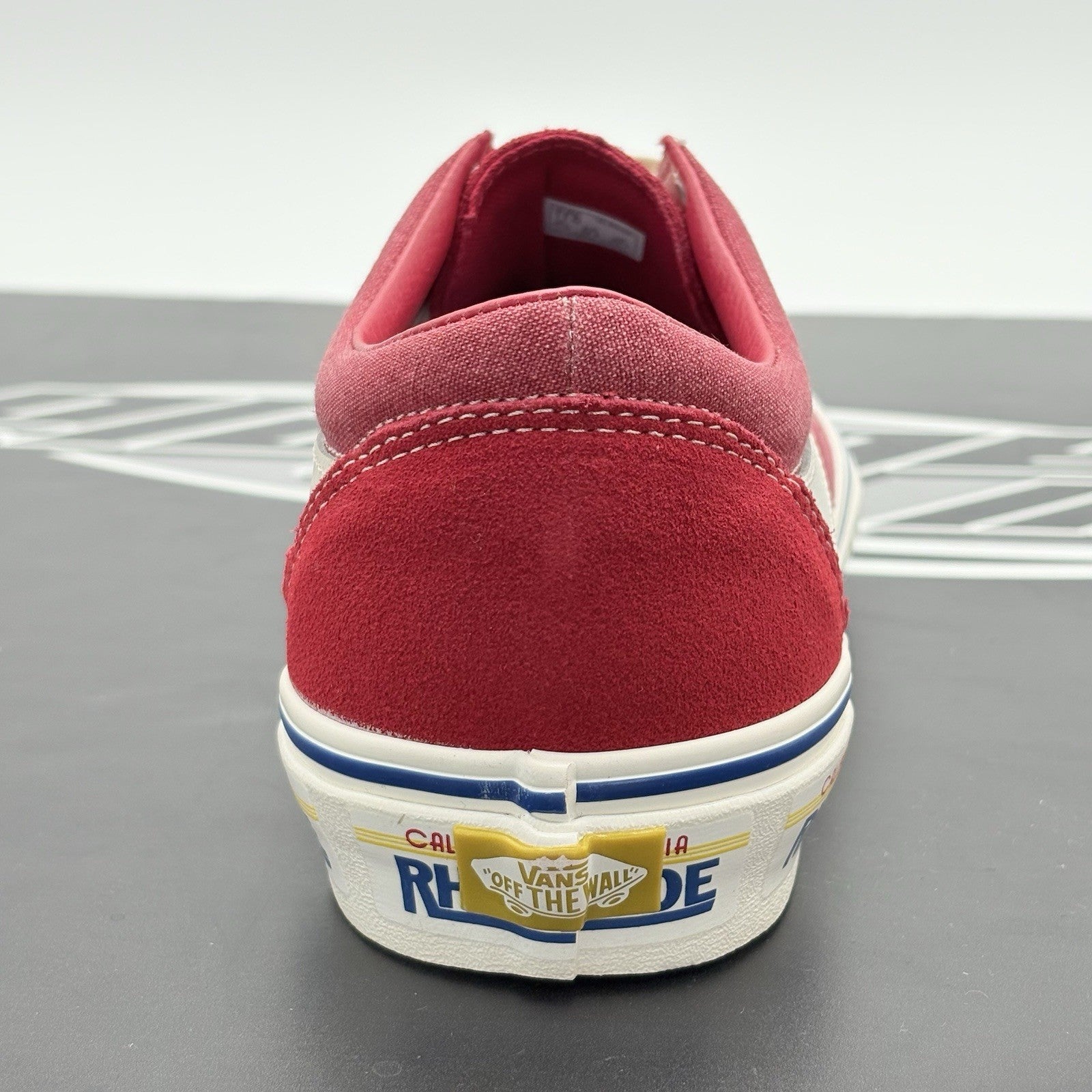Size 11 - Rhude x Vans Bold Ni ' California Plate - Red ' | BRAND NEW!