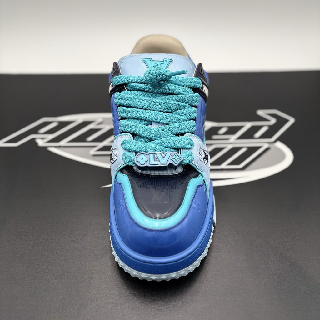 Size 9 LV (10-10.5 US) - Louis Vuitton Maxi ' Blue, Teal ' | GREAT CONDITION!