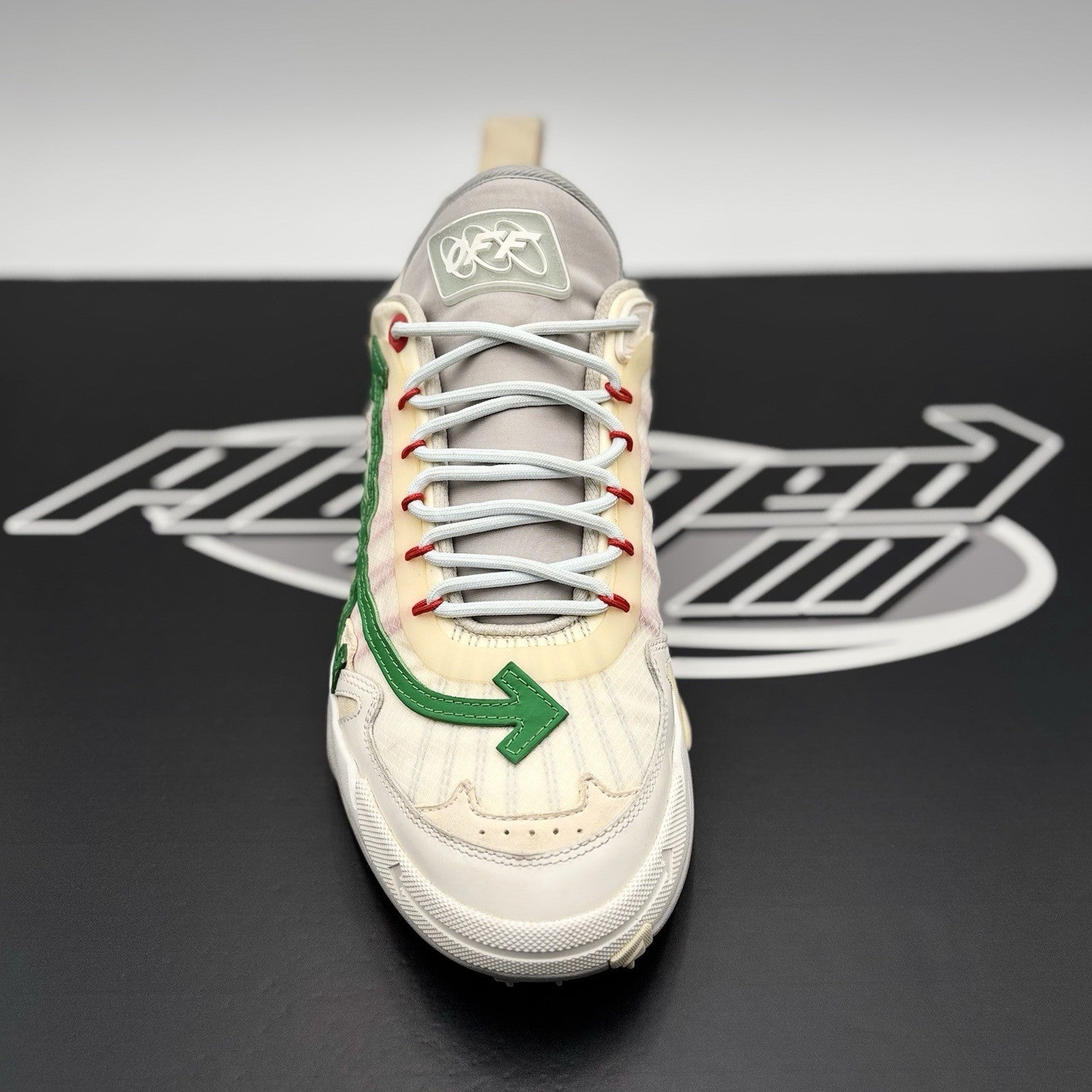 Size 45 (12 US) Off-White ODSY-2000 ' White, Green ' | SUPER CLEAN!