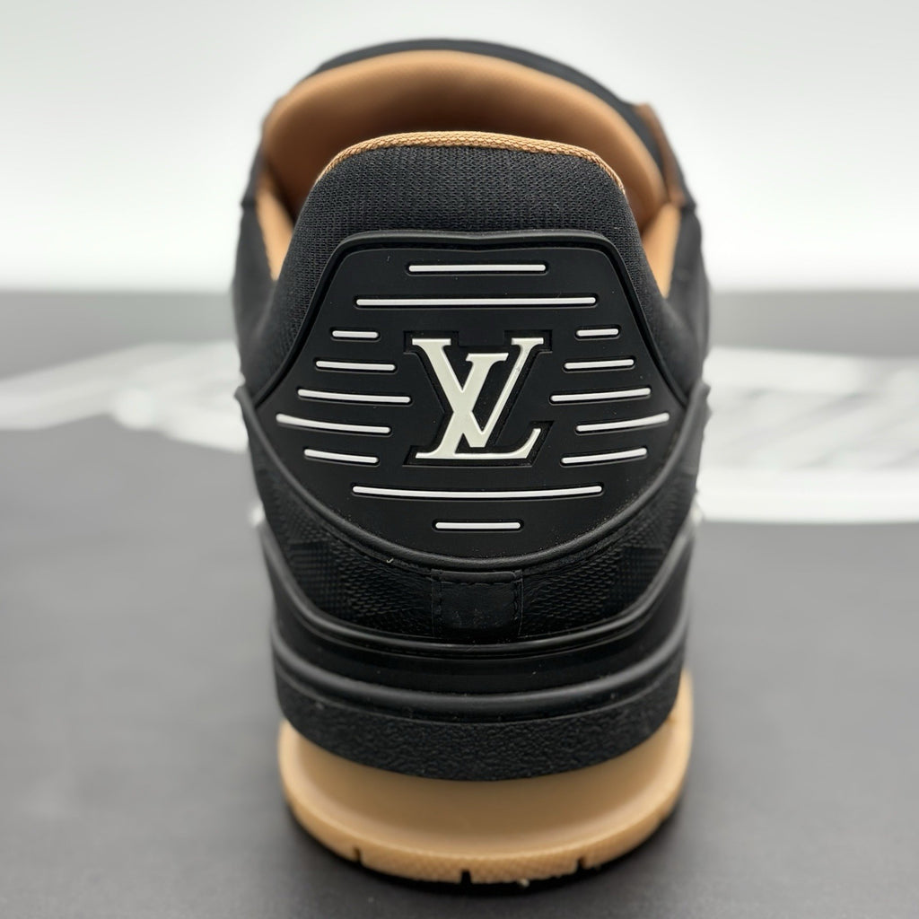 Size 11 LV (12-12.5 US) Louis Vuitton Trainer ' Black Brown ' | GREAT CONDITION!