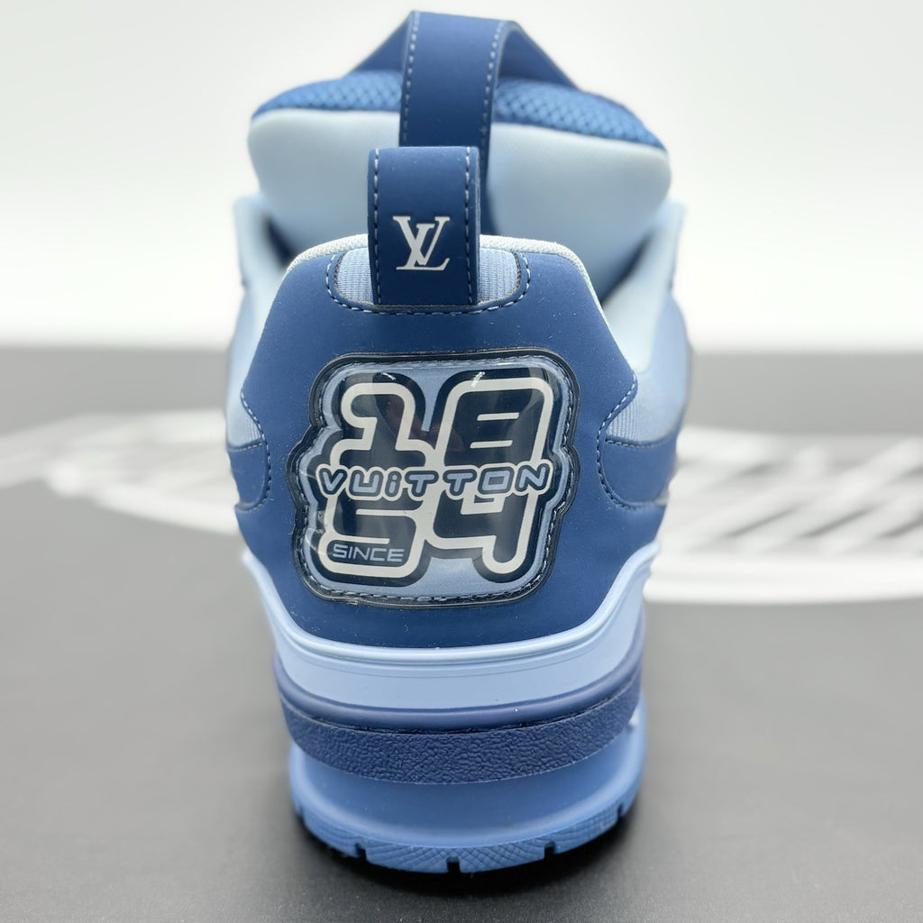 Size 9 LV (10-10.5 US) Louis Vuitton Skate ' Blue Light Blue ' | SUPER CLEAN!