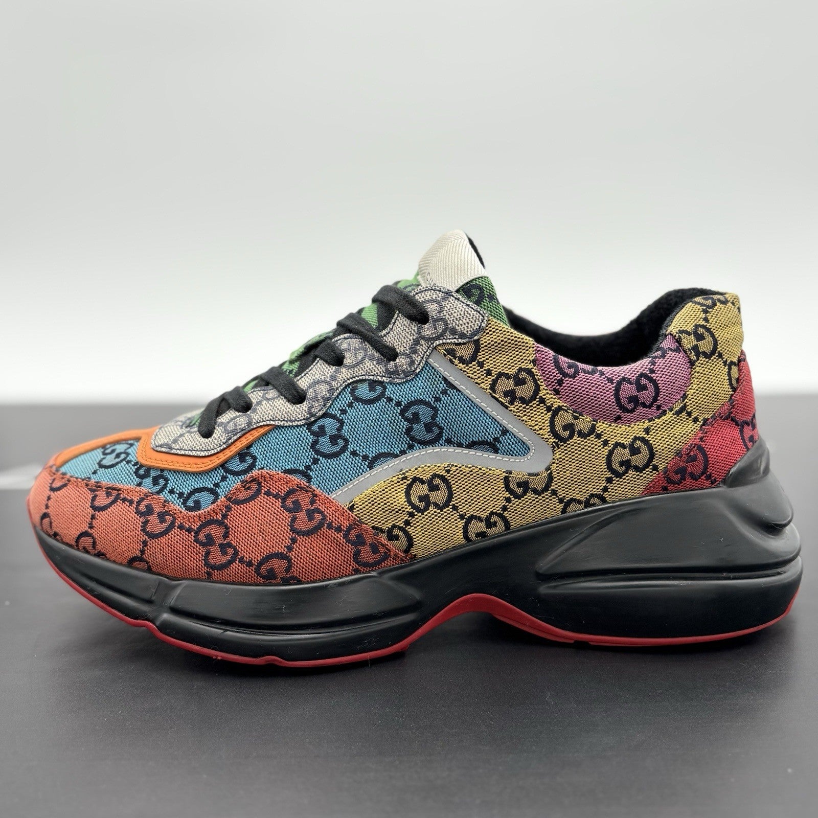 Size 8.5 G (9 US) - Gucci Rhyton GG Monogram ' Multicolor ' | GOOD CONDITION!