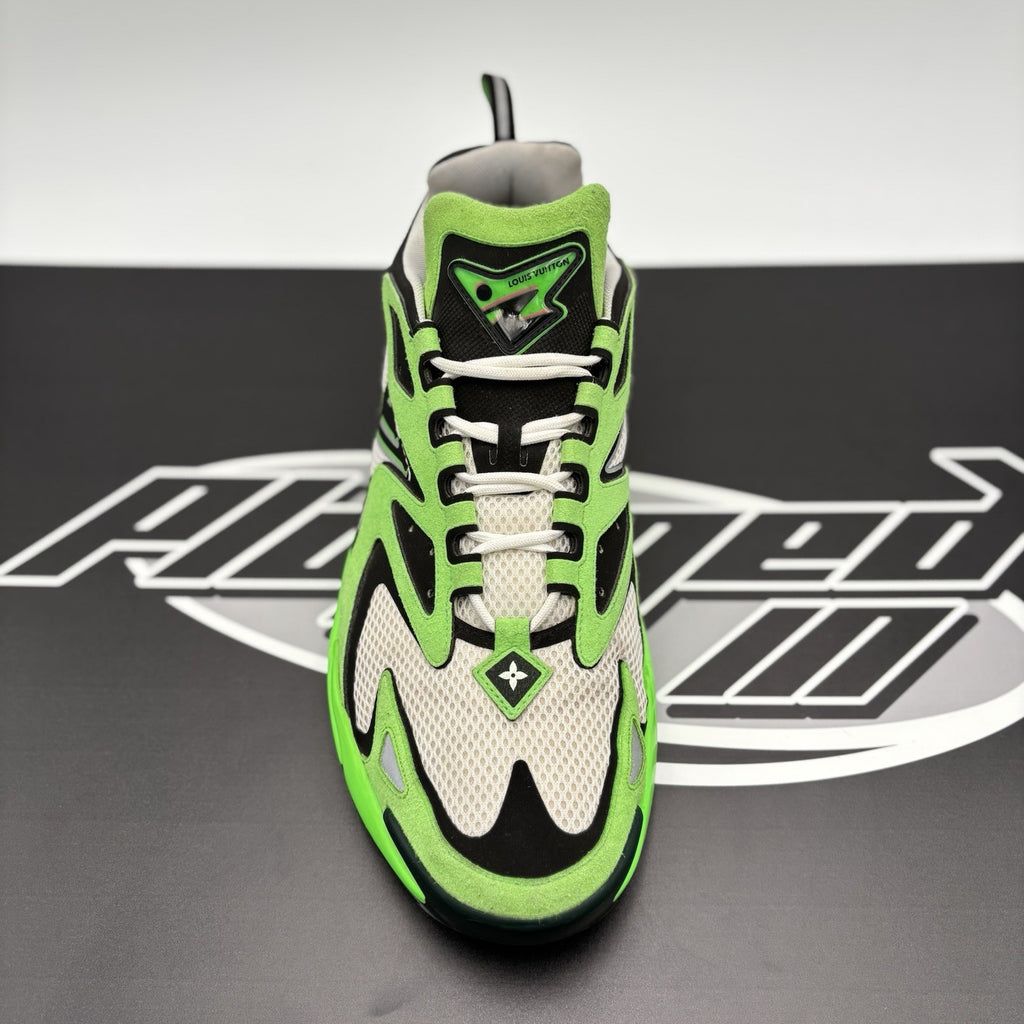 Size 10 LV (11-11.5 US) Louis Vuitton Tactic Runner ' Green ' | GOOD CONDITION!