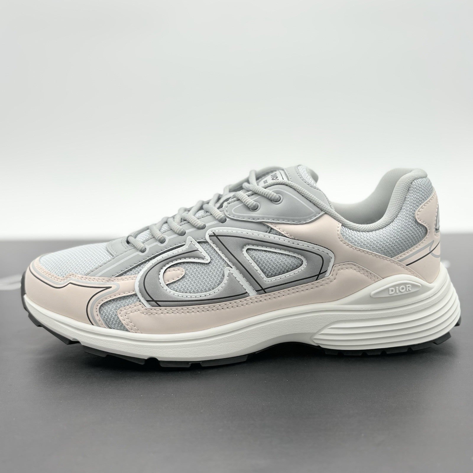 Size 44 (11 US) Dior B30 Reflective ' Grey Light Pink ' | BRAND NEW!
