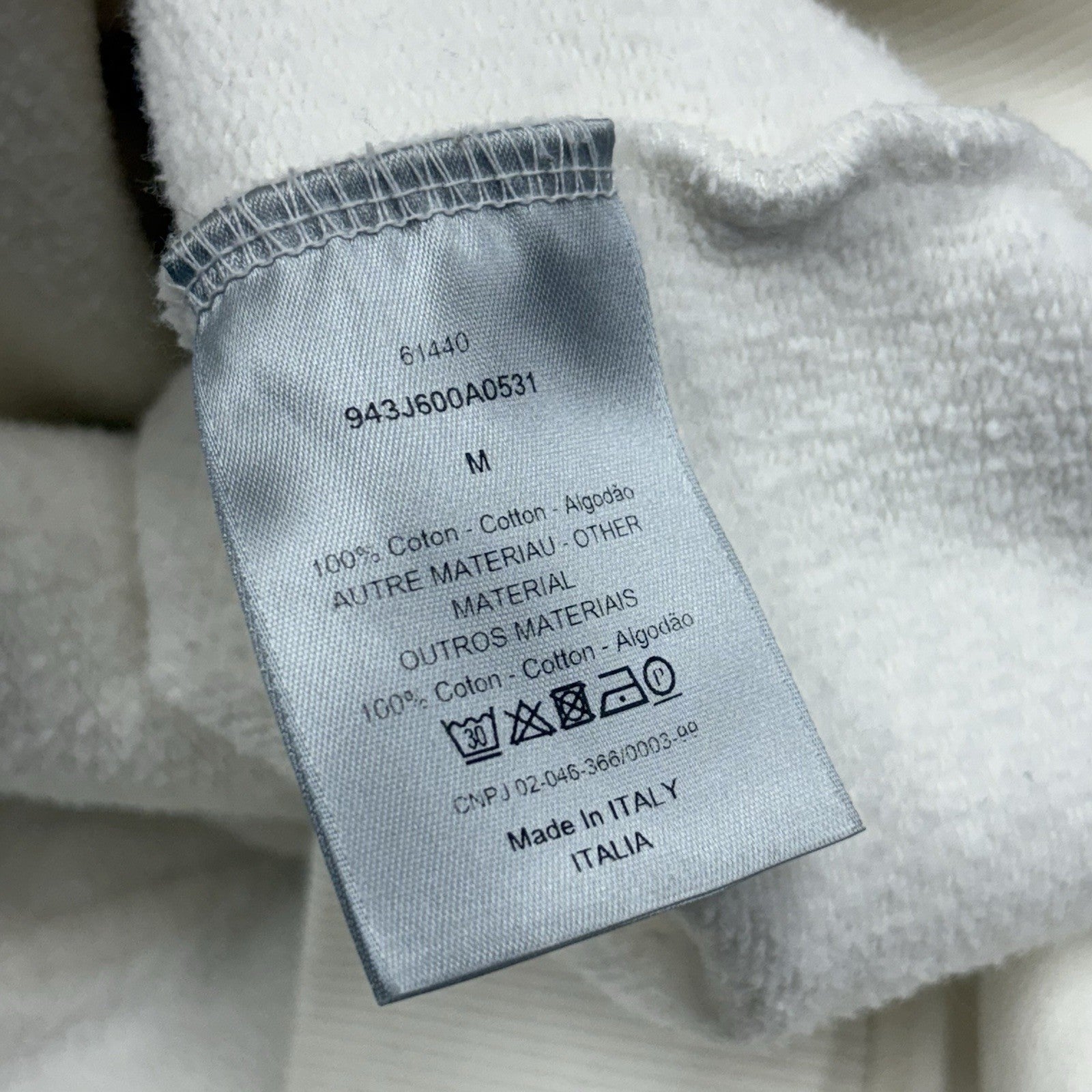 Size Medium - Christian Dior Hoodie Icon ' White ' | GOOD CONDITION!
