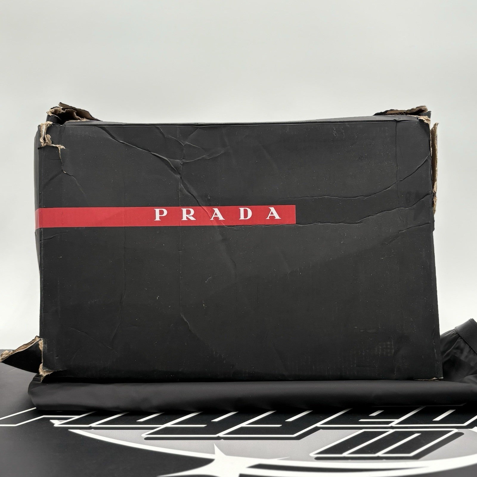 Size 10.5 UK (11.5 US) Prada Americas Cup ' Black ' | SUPER CLEAN!
