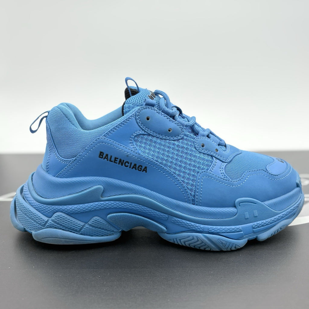 Size 42 (9 US) - Balenciaga Triple S Sneaker ' Blue ' | GREAT CONDITION!