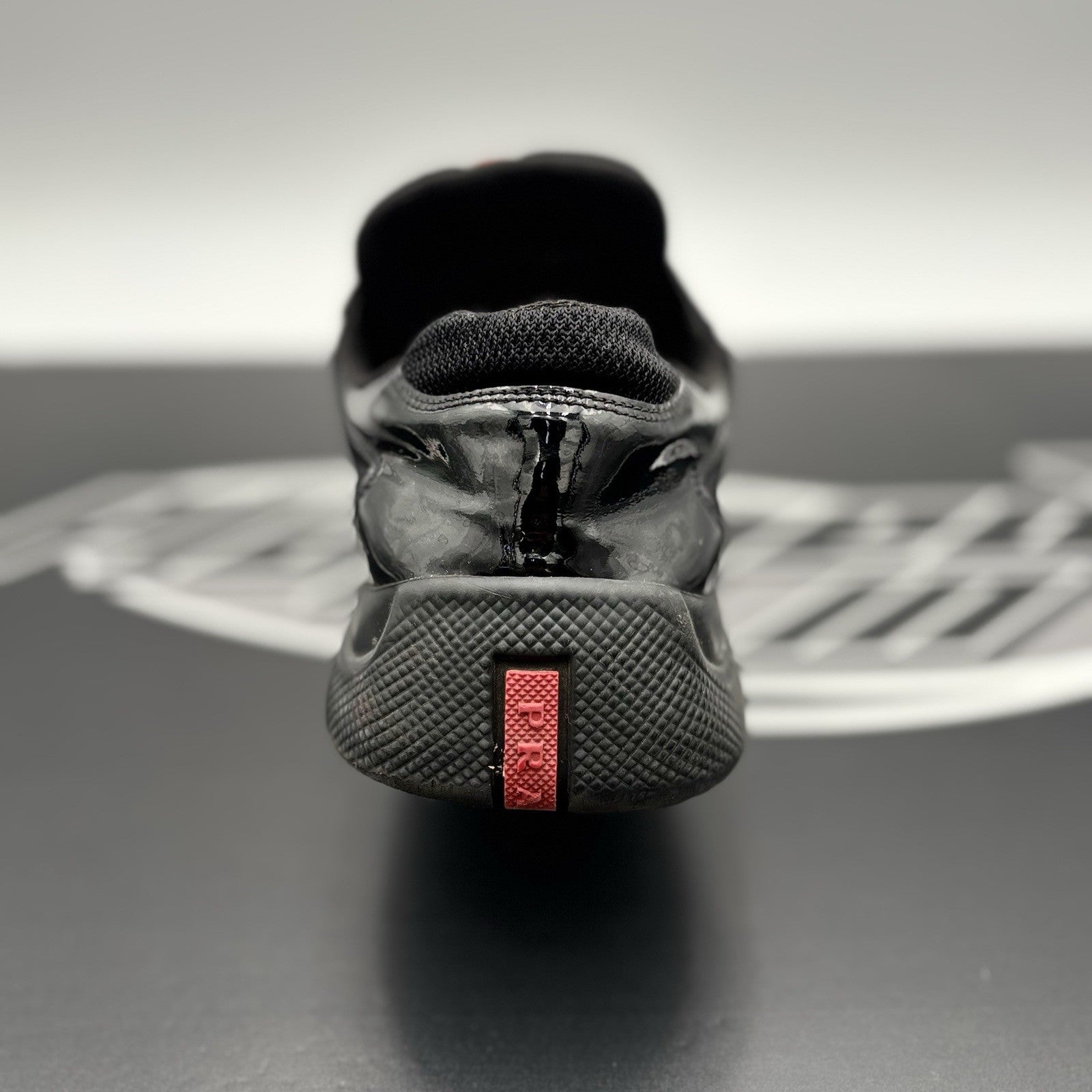 Size 8 UK (9 US) Prada Americas Cup ' Black '