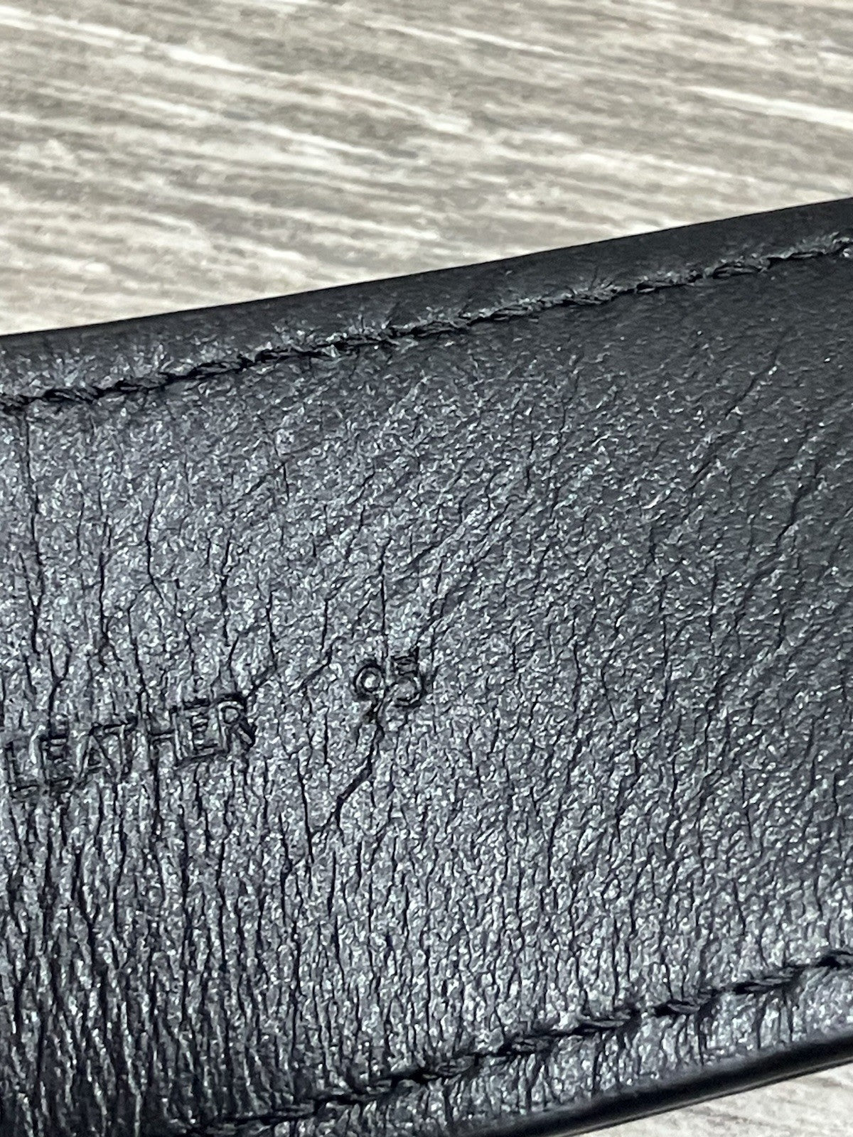 Amiri Core Logo Buckle ' Black/Black/Gold-Tone ' Belt | BRAND NEW! | SIZE 95