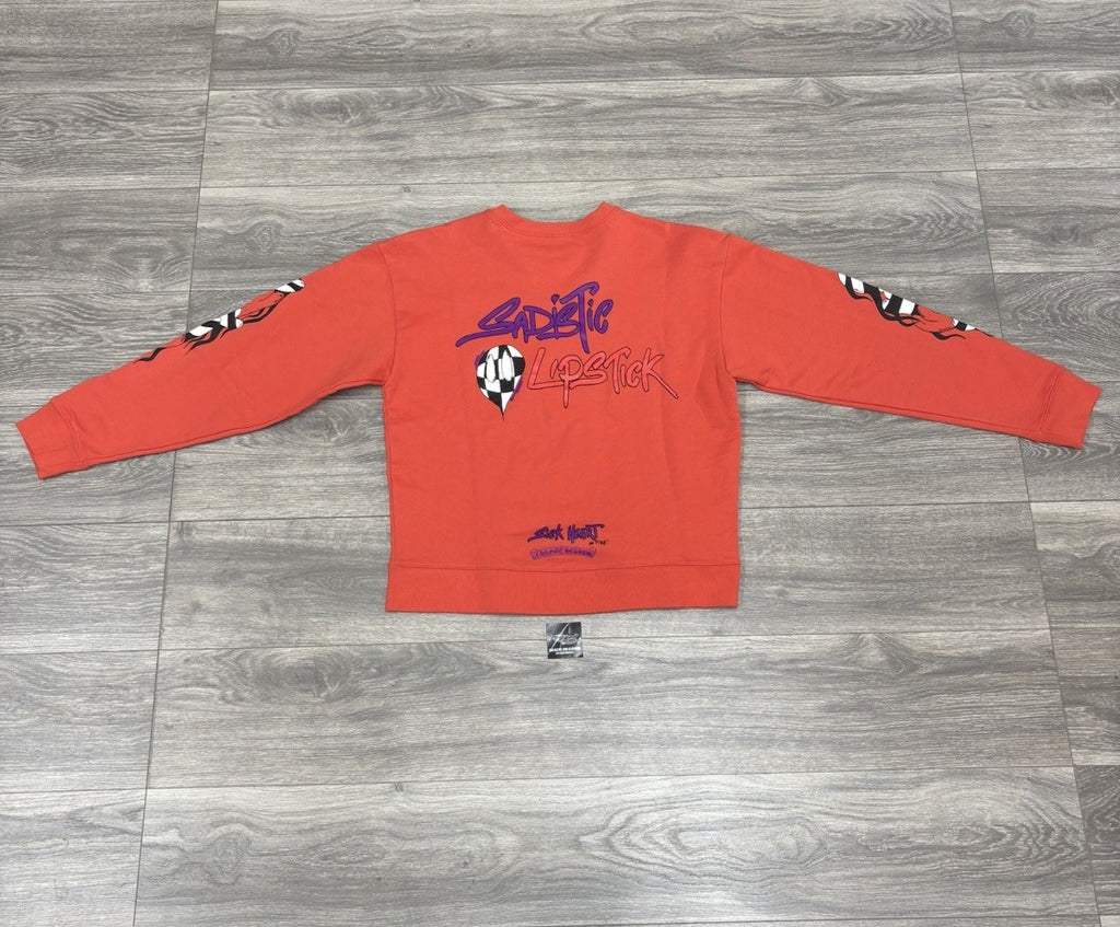 Size Medium - Chrome Hearts Matty Boy Sadistic Lipstick Crewneck ' Red ' | NEW!