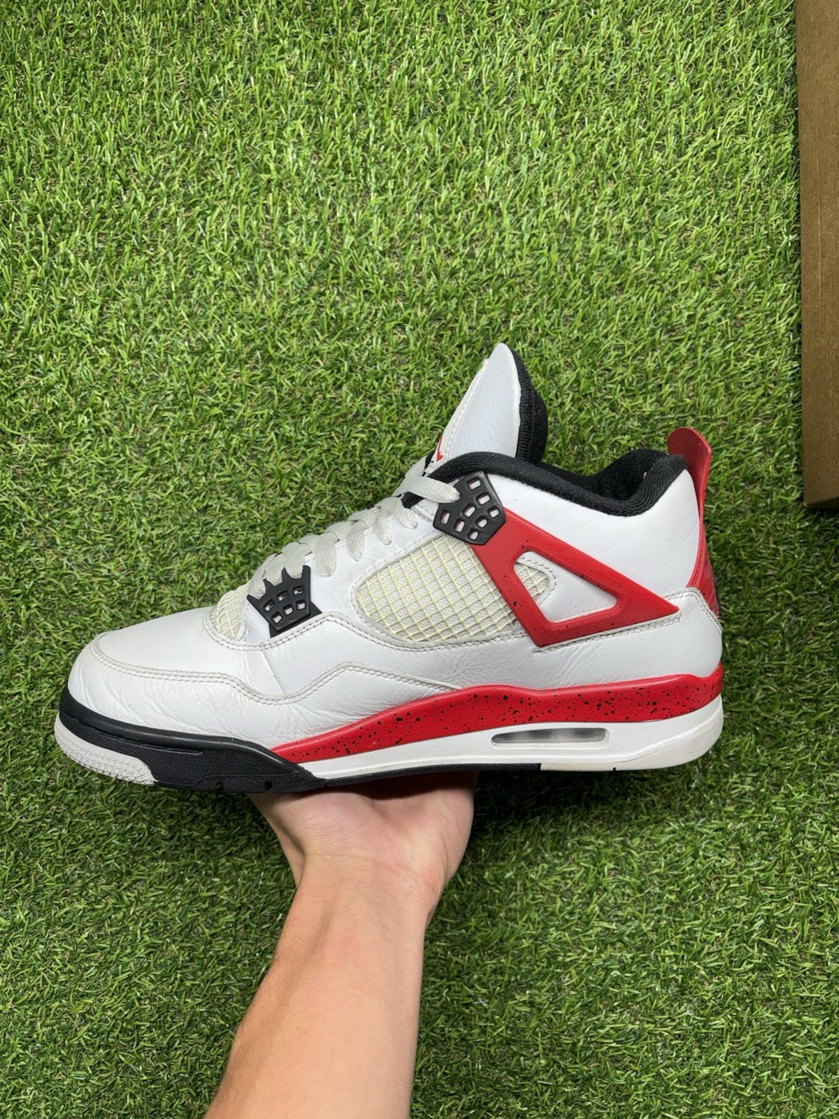 Size 10 - Jordan 4 Retro Mid Red Cement | GOOD CONDITION!