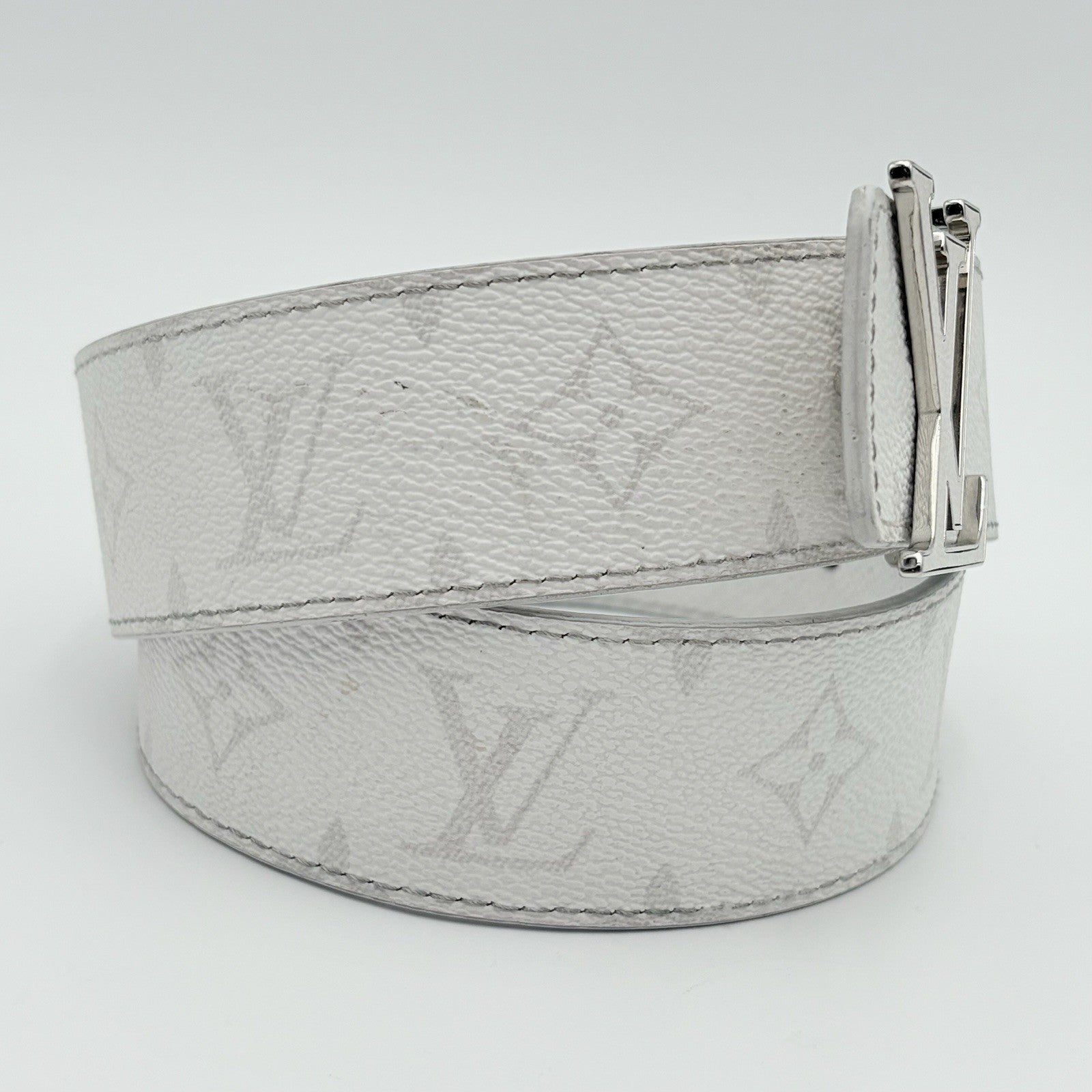 Louis Vuitton Monogram Heritage Belt ' White '