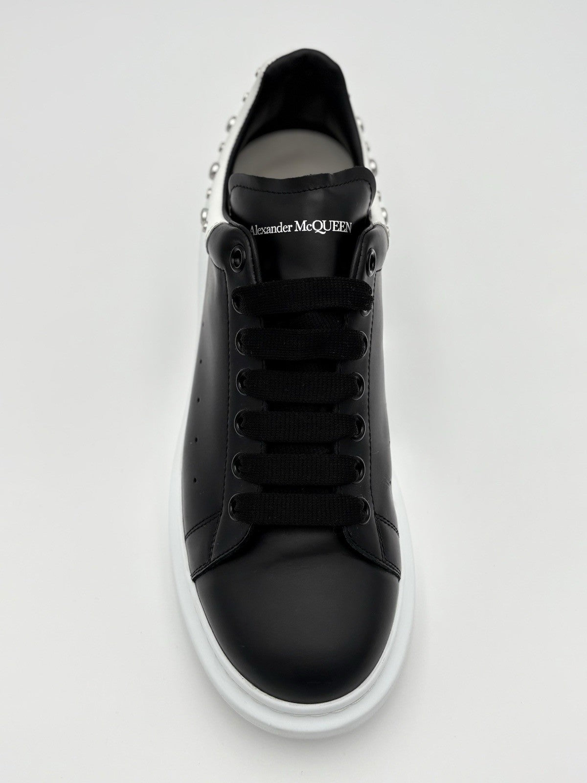 Size 43 (10 US) - Alexander McQueen Studded Oversized ' Black White ' | CLEAN!