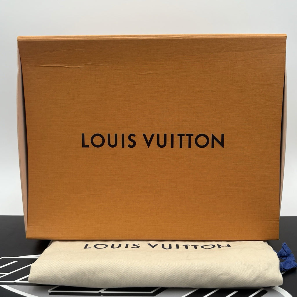 Size 11 LV (12-12.5 US) - Louis Vuitton Trainer ' Black ' | EXCELLENT!
