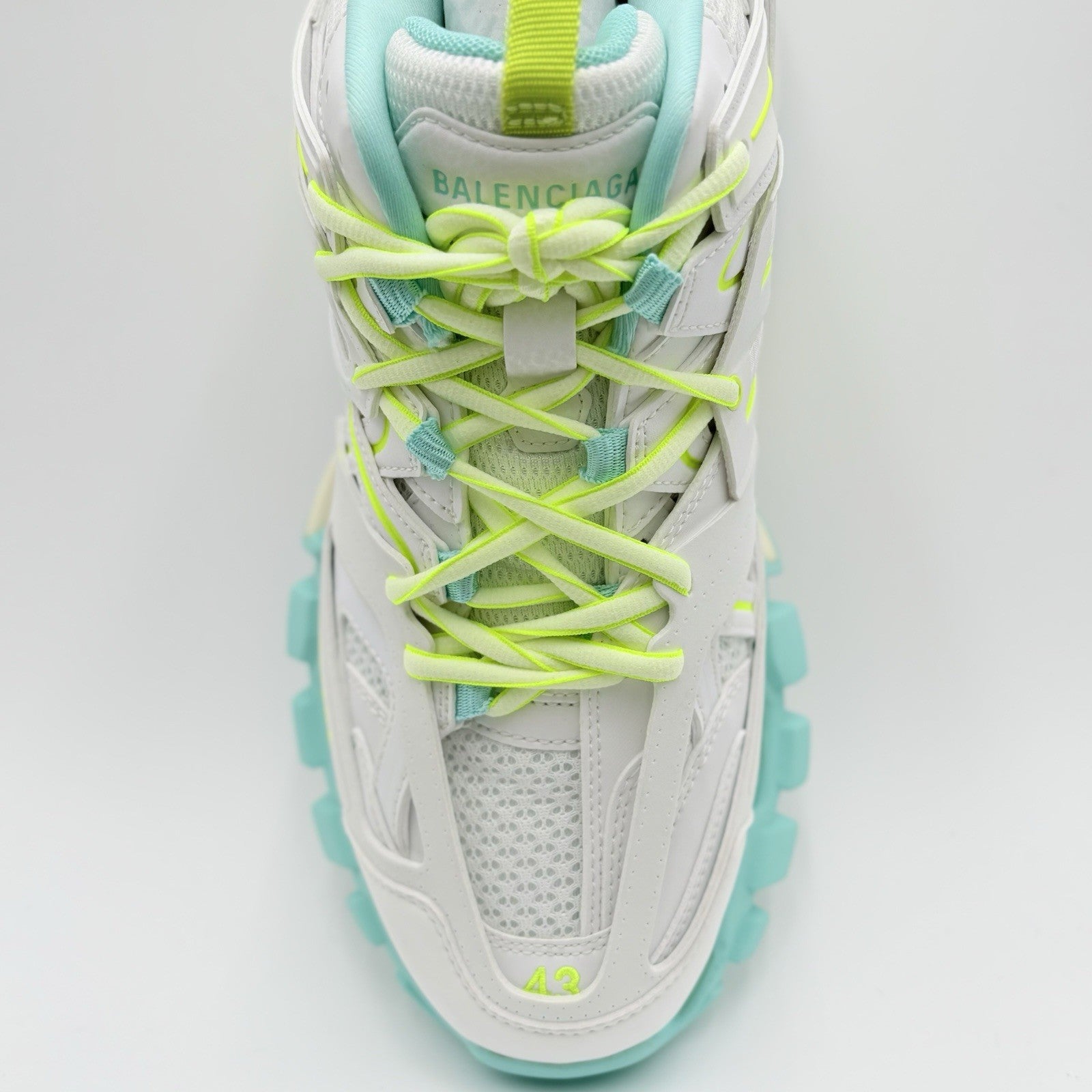Size 43 (10 US) - Balenciaga Track ' White Yellow Blue ' | BRAND NEW!