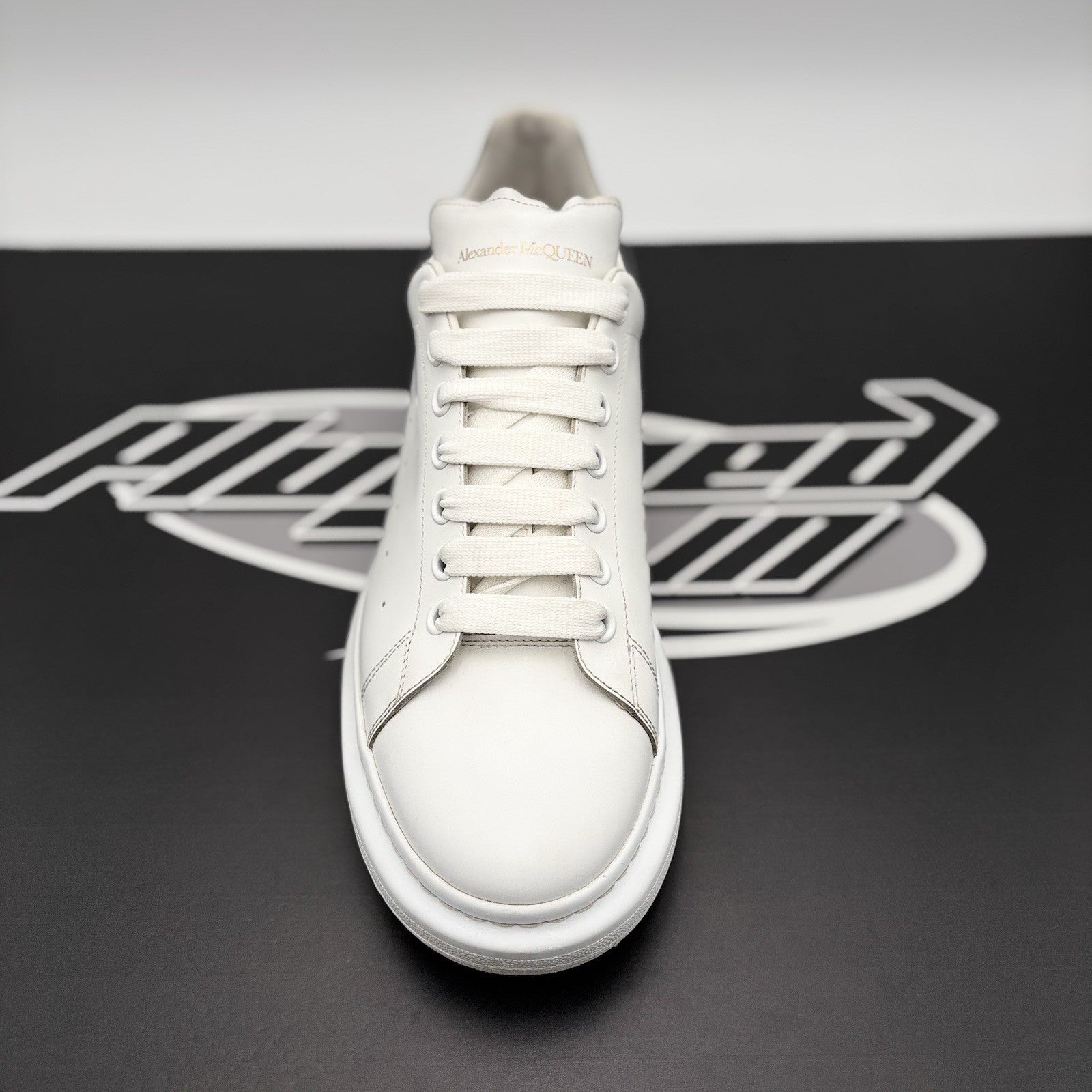 Size 46.5 (13.5 US) - Alexander McQueen ' White Black ' | GREAT CONDITION!