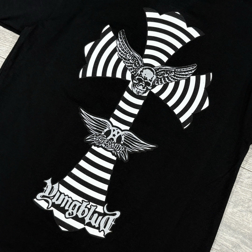 Size S - Chrome Hearts x Foti x Yung Blud x Aerosmith T-Shirt ' Black ' | NEW!