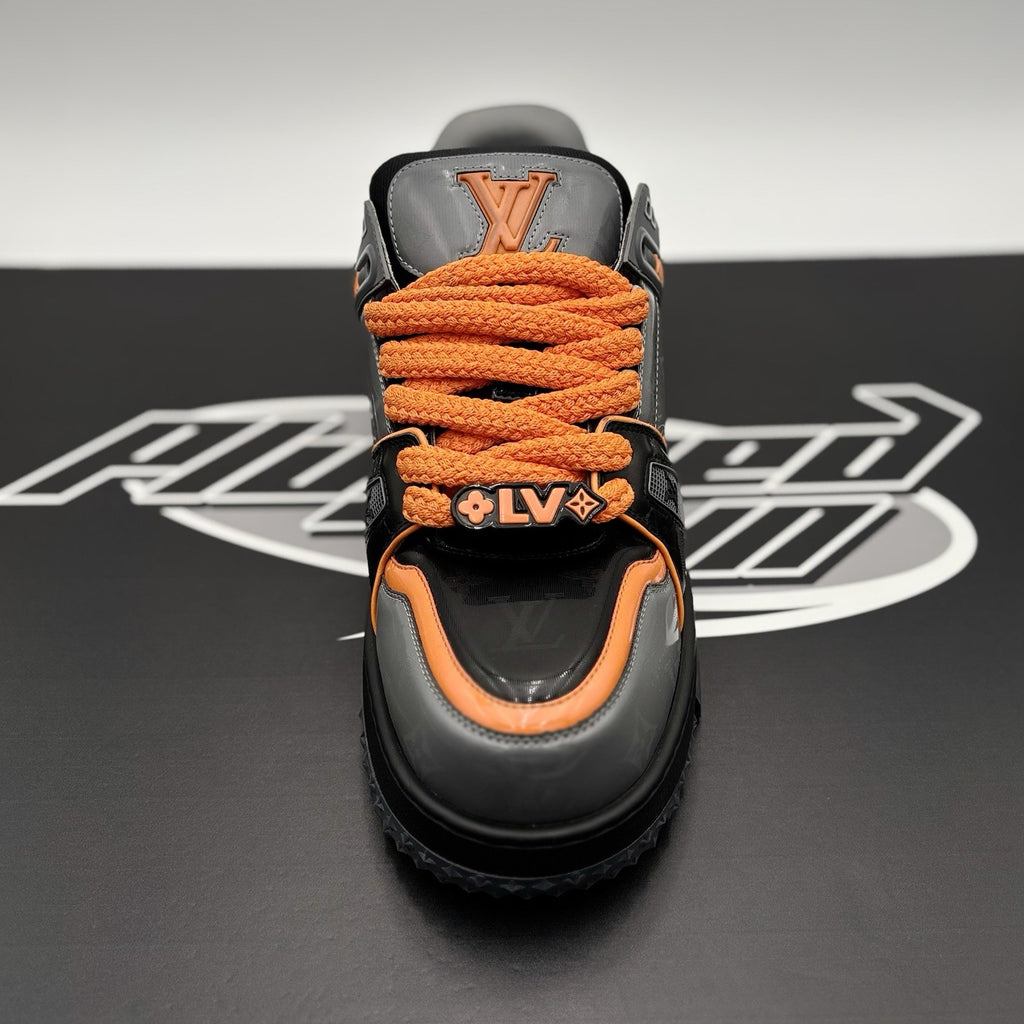 Size 10 LV (11-11.5 US) - Louis Vuitton Maxi ' Black, Orange ' | SUPER CLEAN!