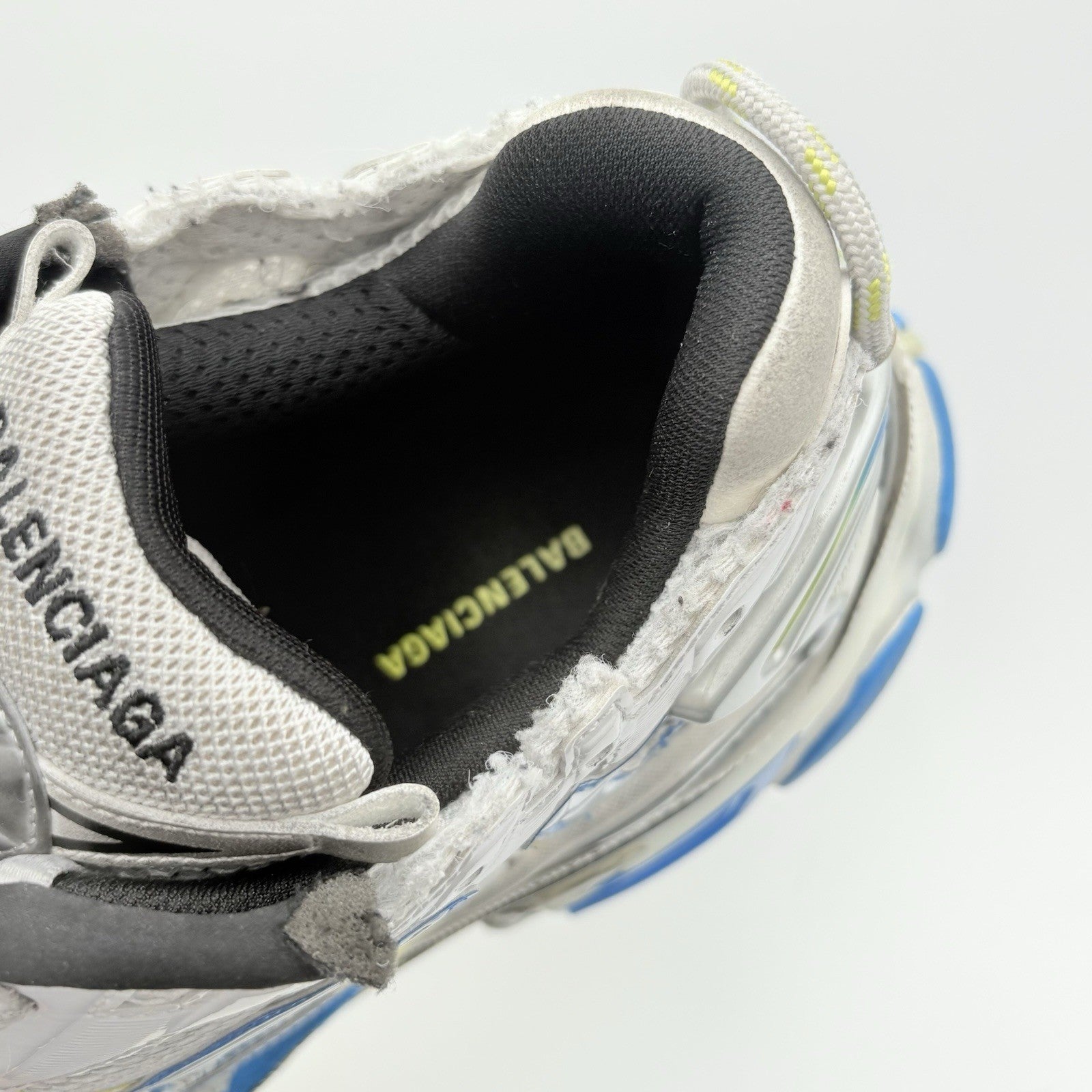 Size 45 (12 US) - Balenciaga Runner ' White Yellow Blue ' | EXCELLENT CONDITION!