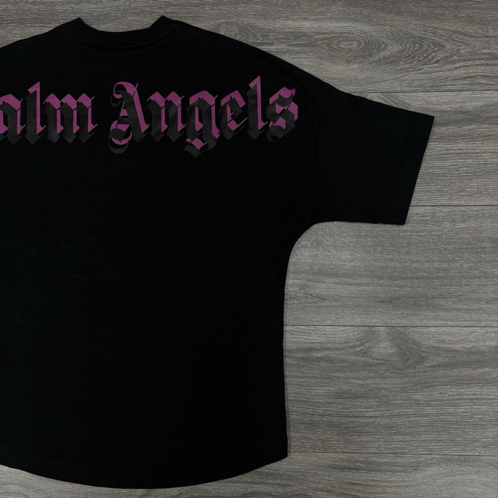 Size Large - Palm Angels Logo Tee ' Pink Fuchsia ' | GOOD CONDITION!
