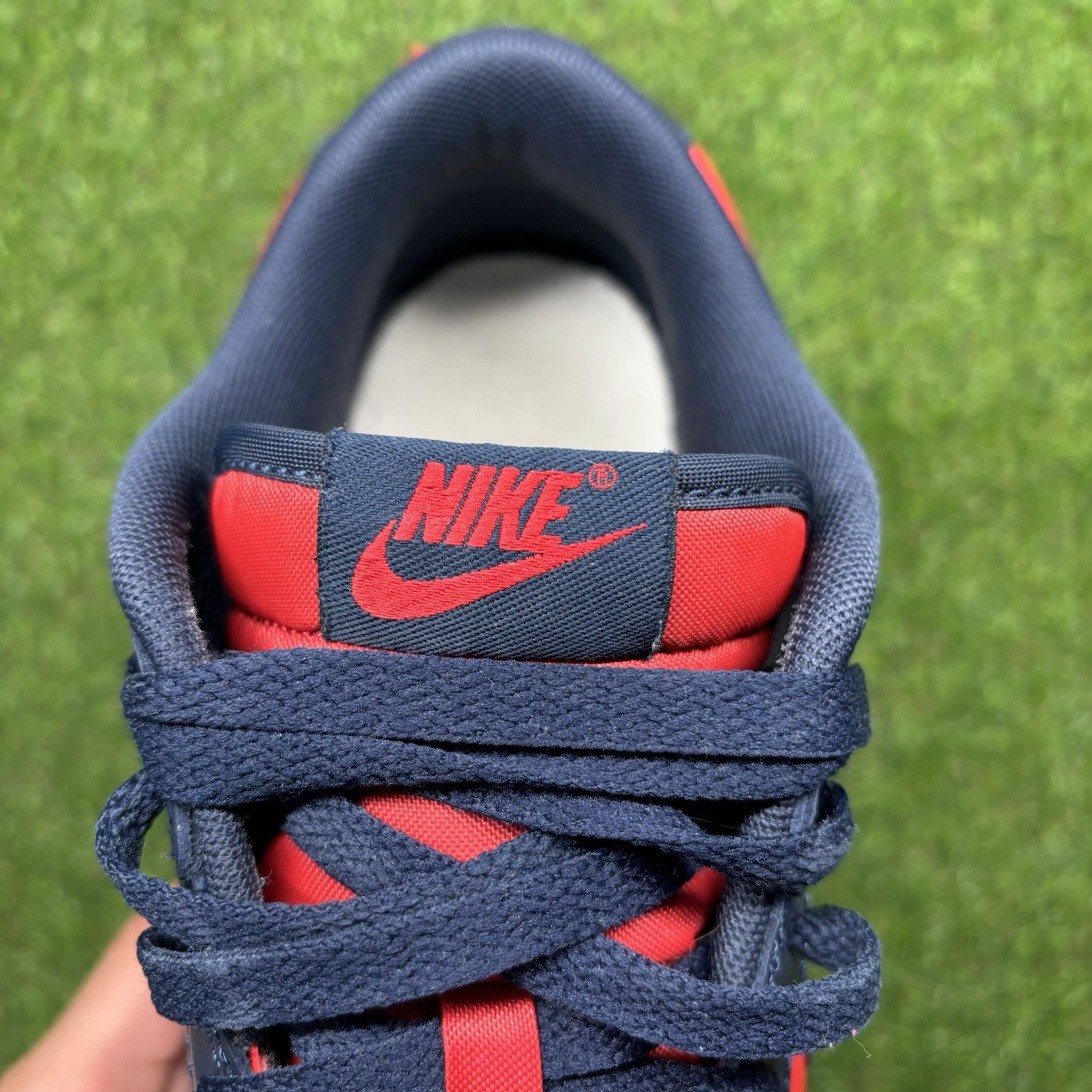 Size 11 - Nike Dunk Retro 2024 Low Navy Red |GOOD CONDITION!