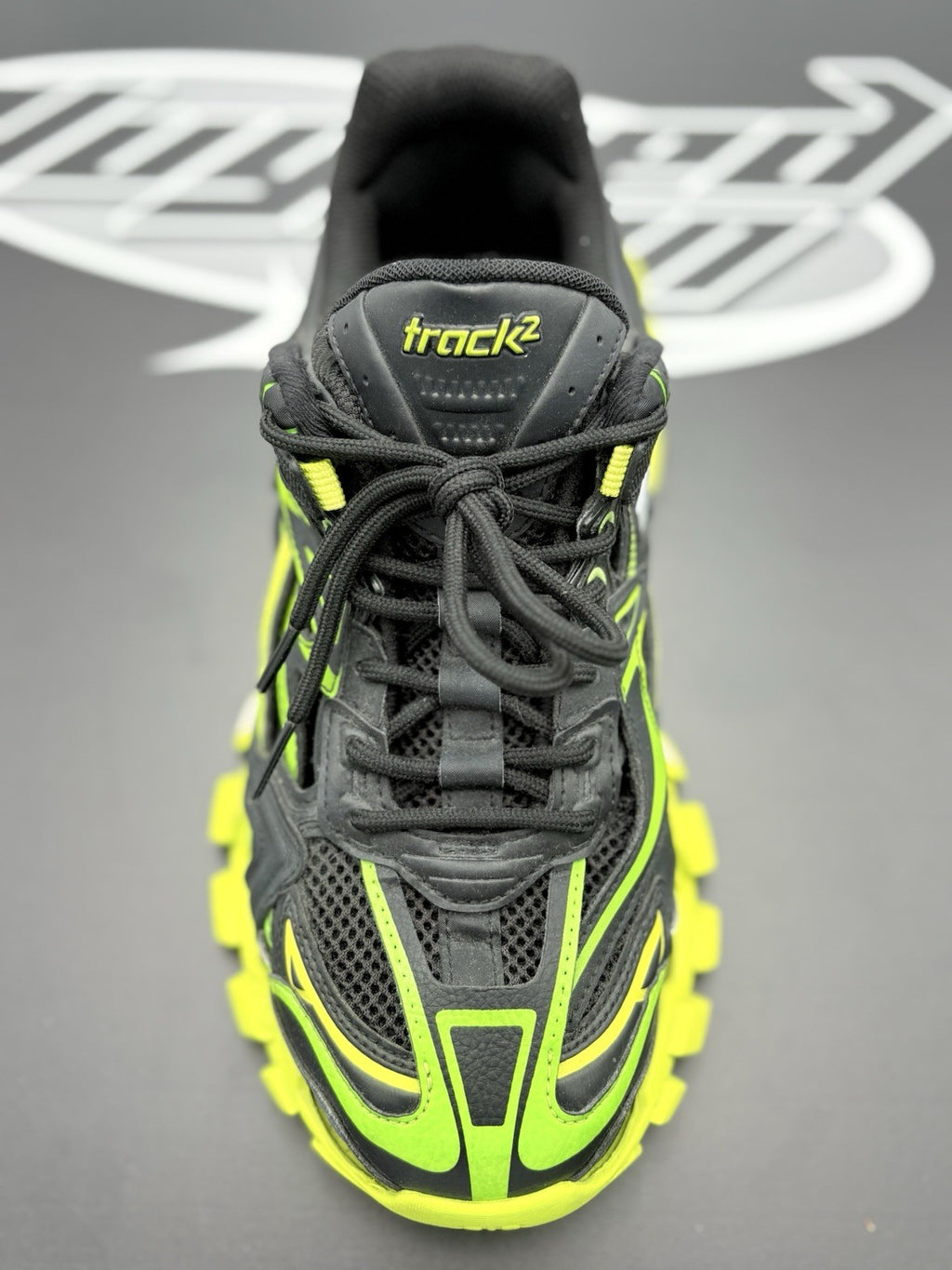 Size 40 (7 US) - Balenciaga Track 2 Trainer ' Black Yellow Green ' | GREAT COND!