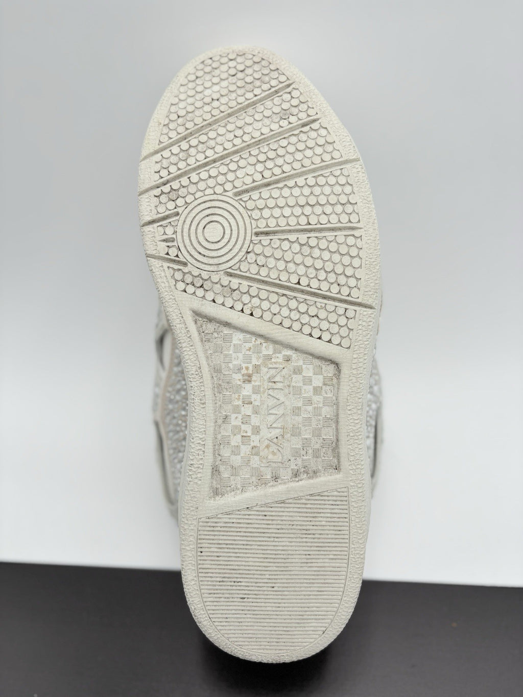 Size 44 (11 US) - Lanvin Curb Rhinestone ' White ' | GREAT CONDITION!