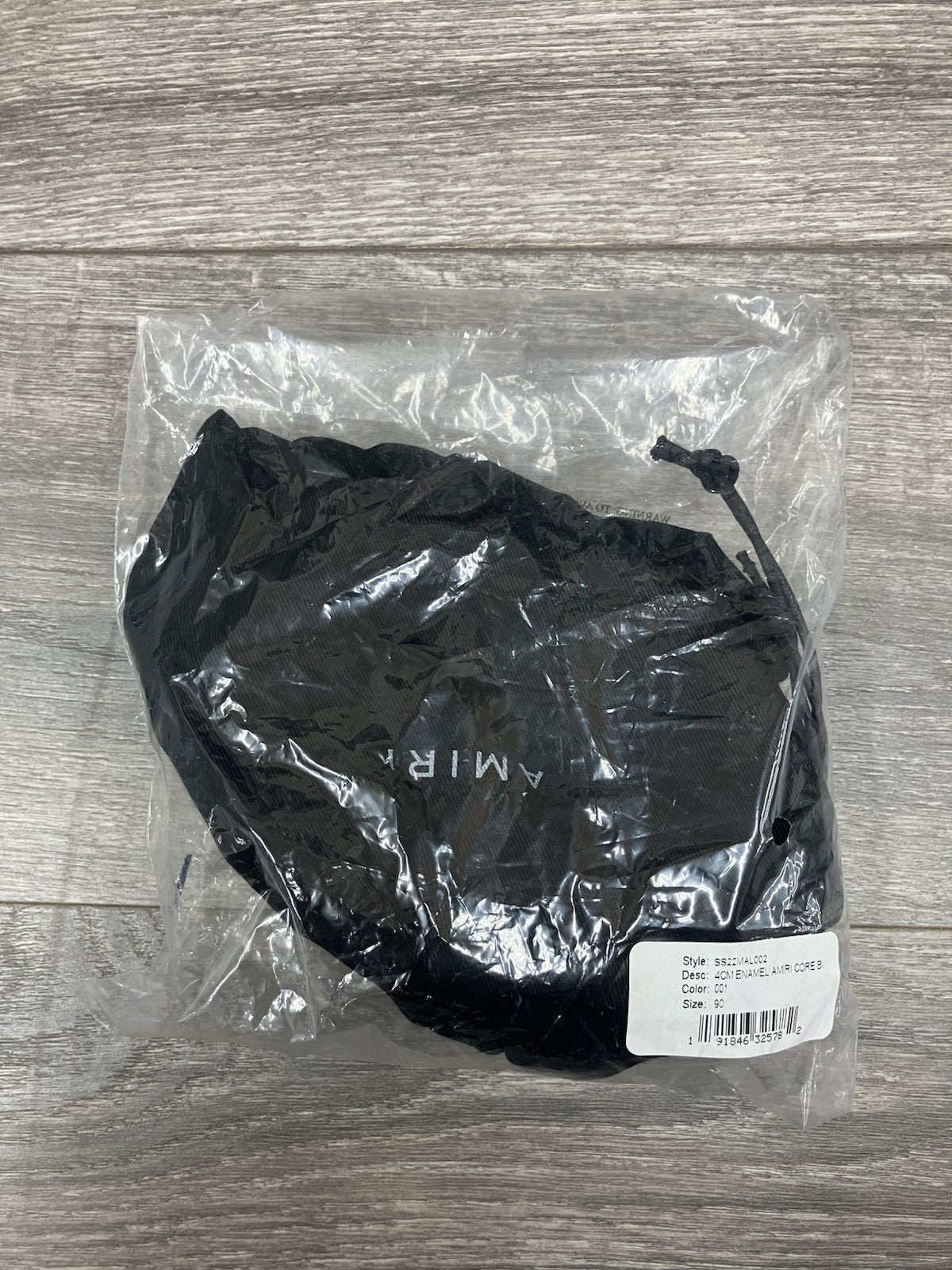 Amiri Core Logo Buckle ' Black/Black/Gold-Tone ' Belt | BRAND NEW! | SIZE 90