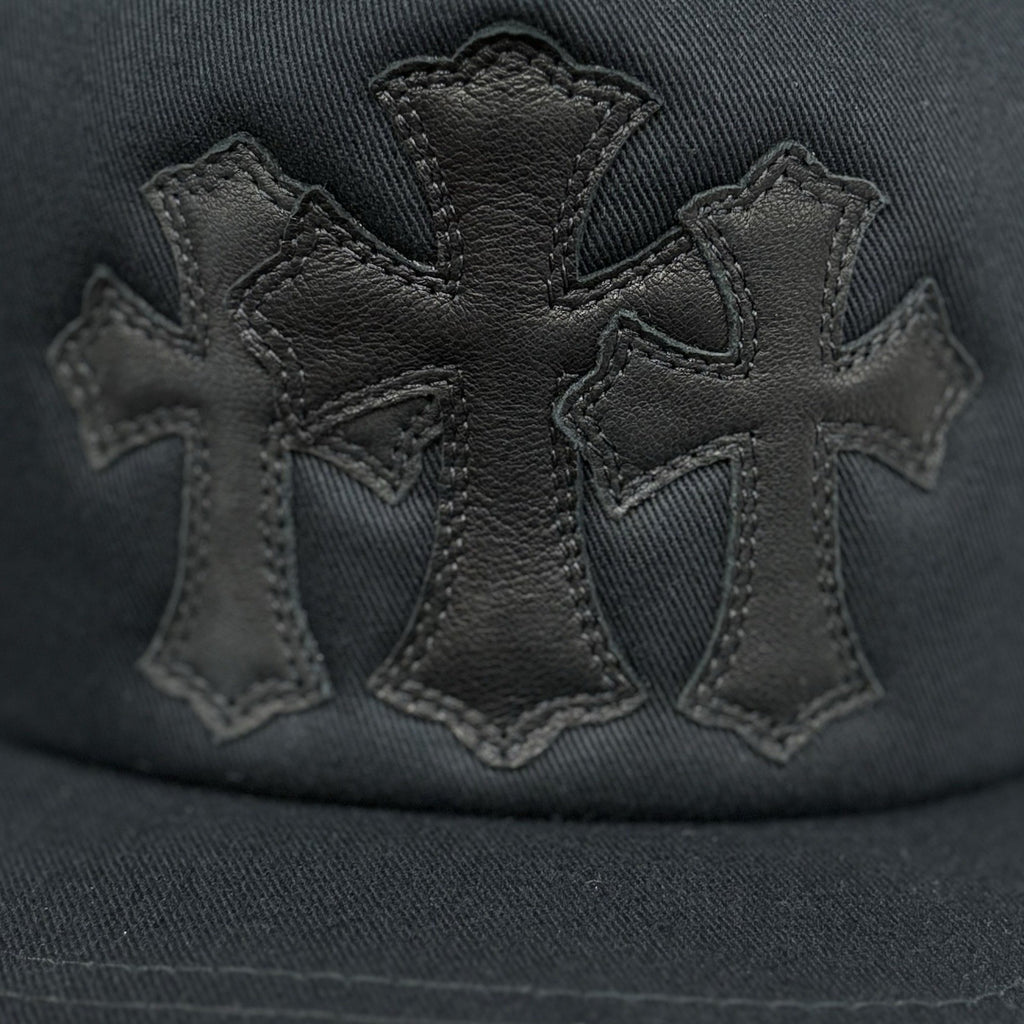 Chrome Hearts Triple Cross Cemetery Trucker Hat ' Black ' | BRAND NEW!