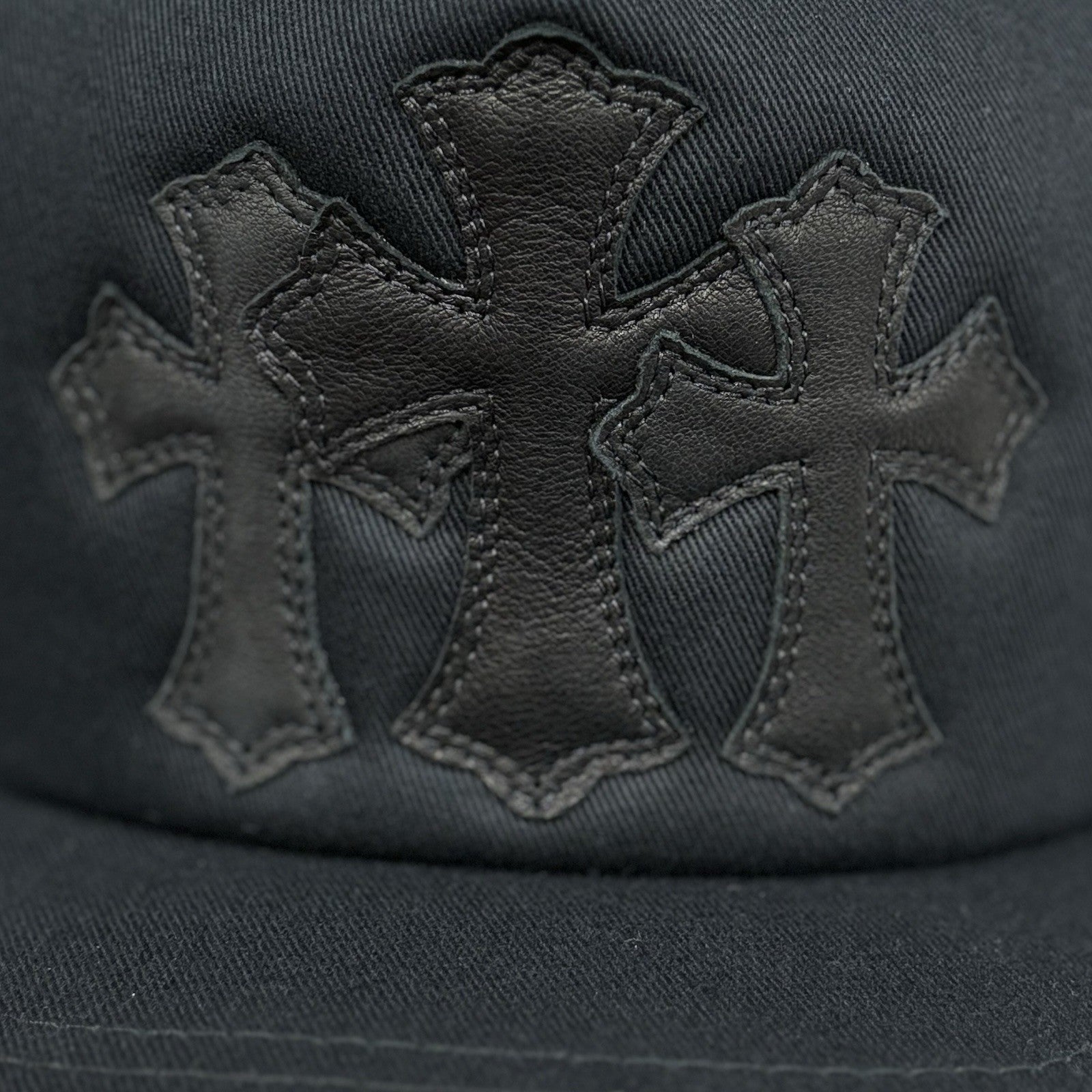 Chrome Hearts Triple Cross Cemetery Trucker Hat ' Black ' | BRAND NEW!
