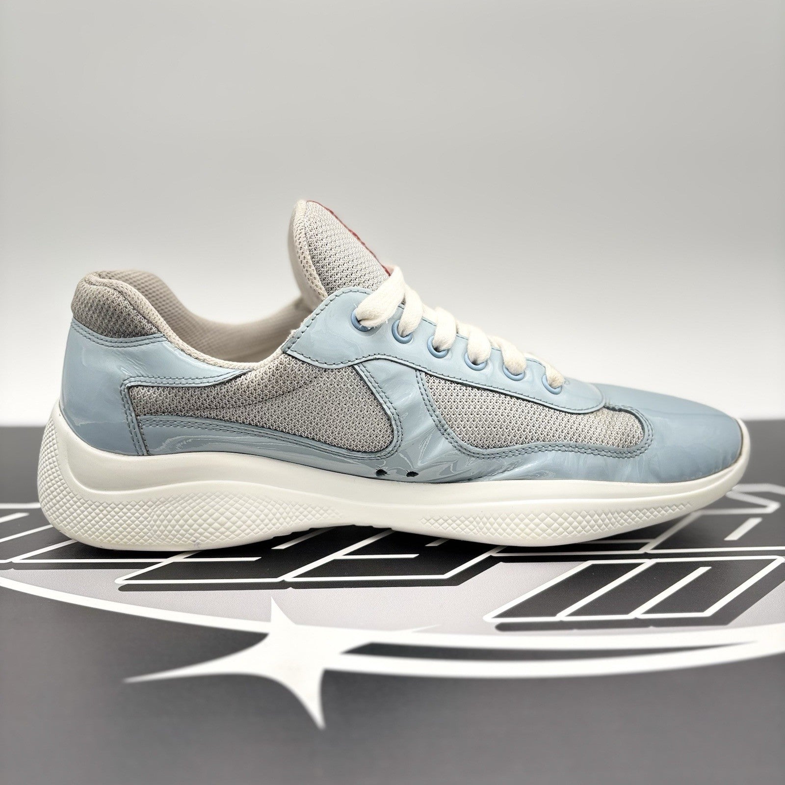 Size 9 UK (10 US) - Prada Americas Cup ' Sky Blue, White ' | GOOD CONDITION!