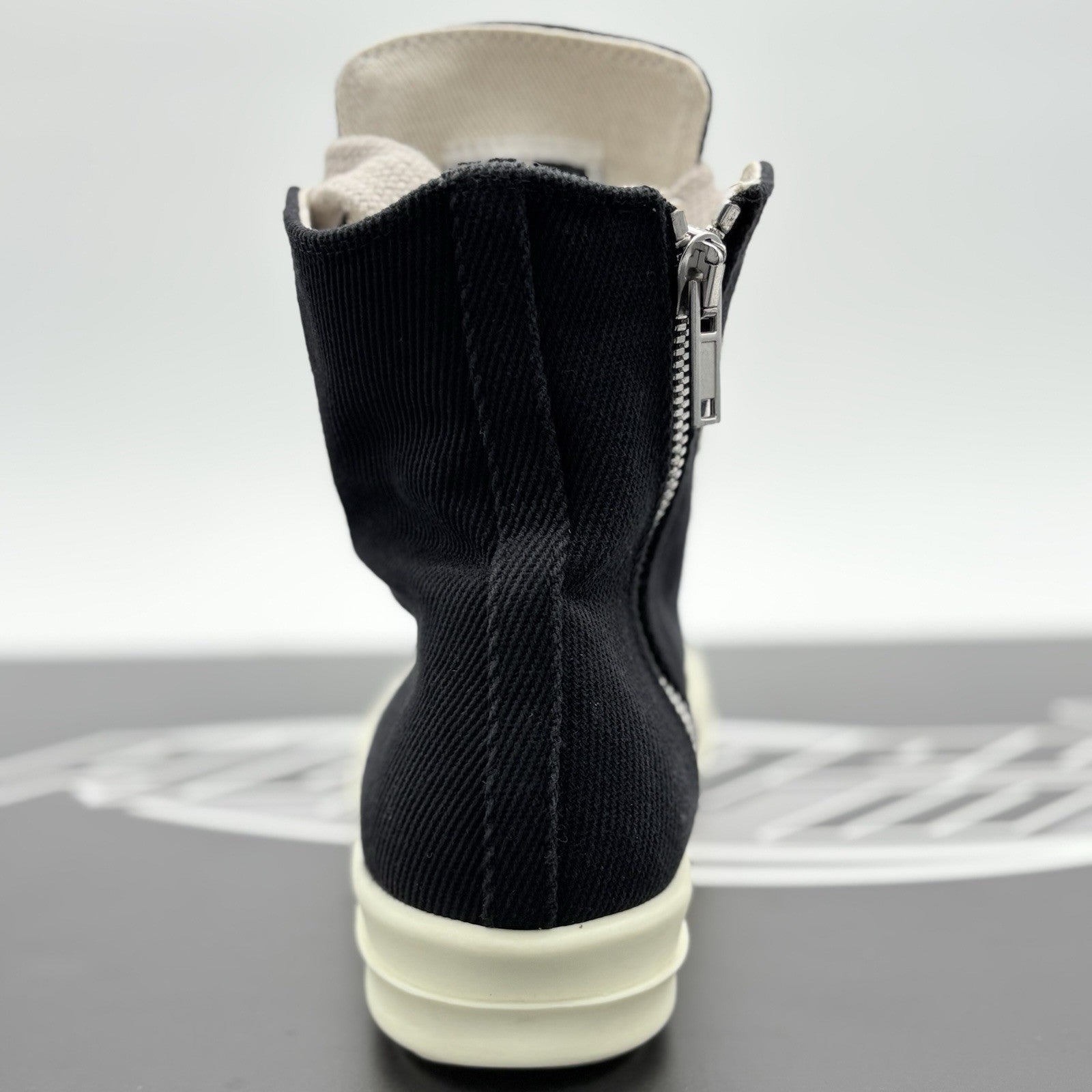 Size 40 (7 US) - Rick Owens DRKSHDW Jumbo Lace Sneakers ' Black ' | SUPER CLEAN!