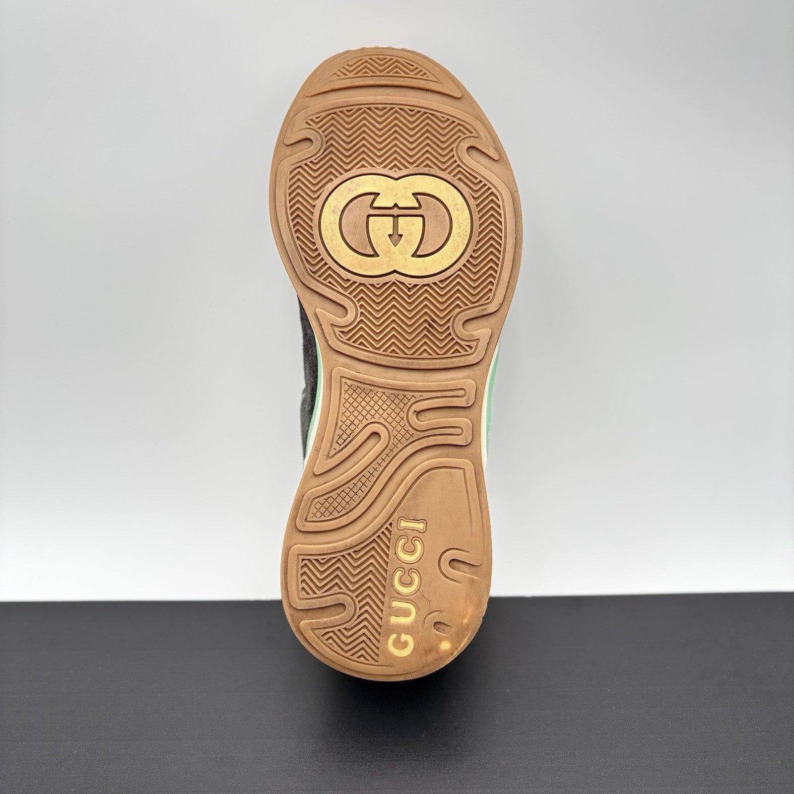 Size 10 G (10.5 US) - Gucci Ultrapace ' Green Tejus Printed ' | GOOD CONDITION!