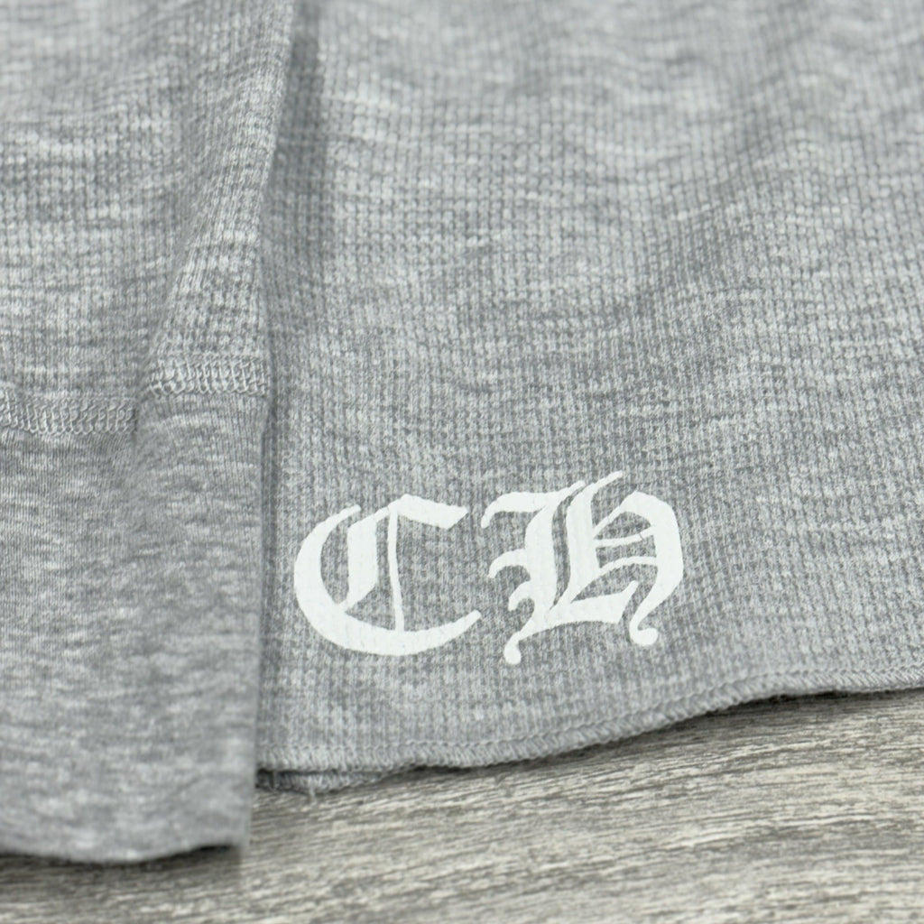 Size L - Chrome Hearts Dagger Long Sleeve Thermal ' Grey ' | WORN 1-3x