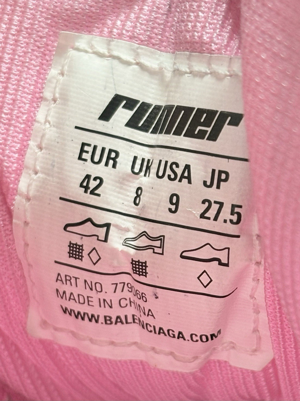 Size 42 (9 US) - Balenciaga Runner ' Grey Pink Blue ' | SUPER CLEAN!