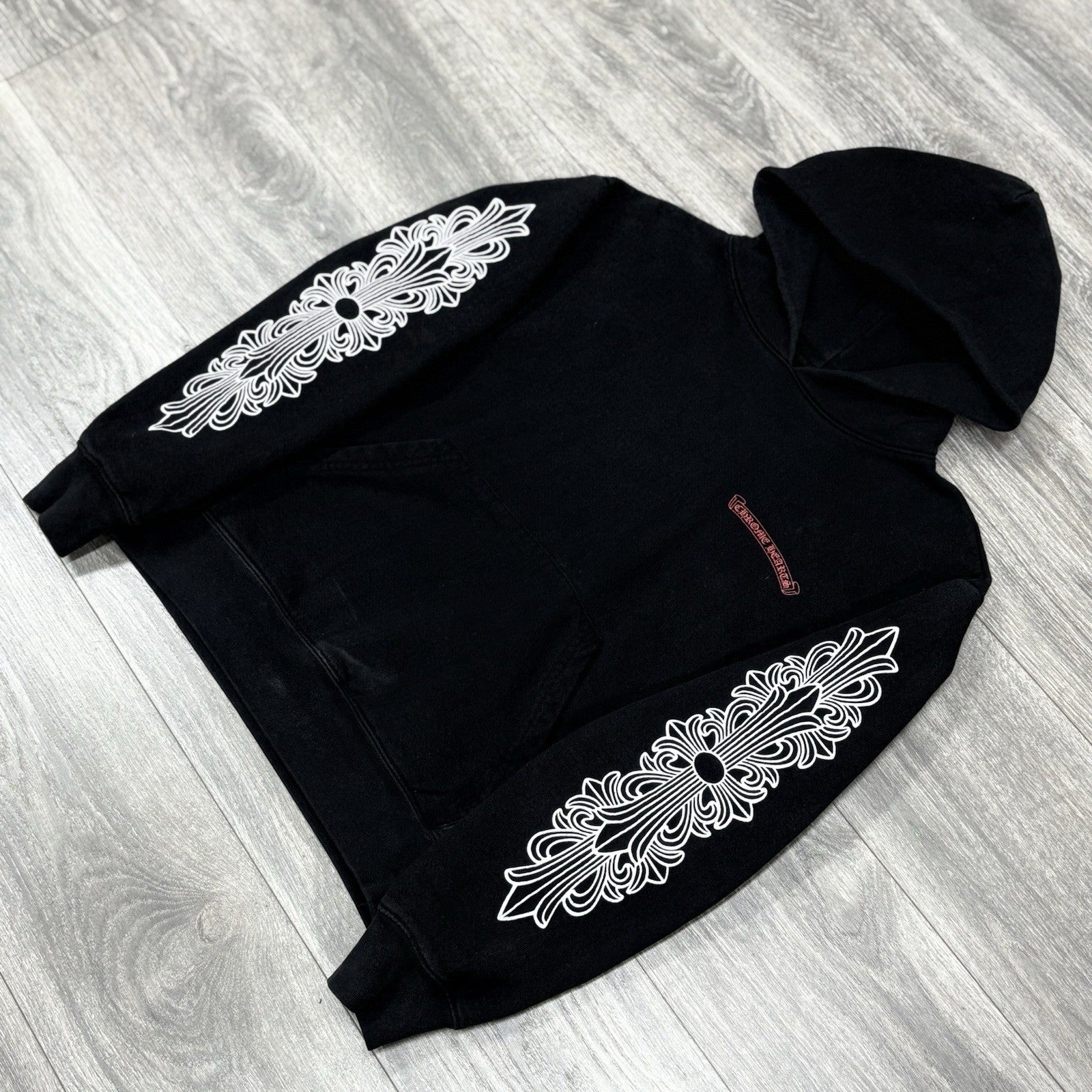 Size Small - Chrome Hearts x Matty Boy Flower Chomper Hoodie ' Black ' | CLEAN!