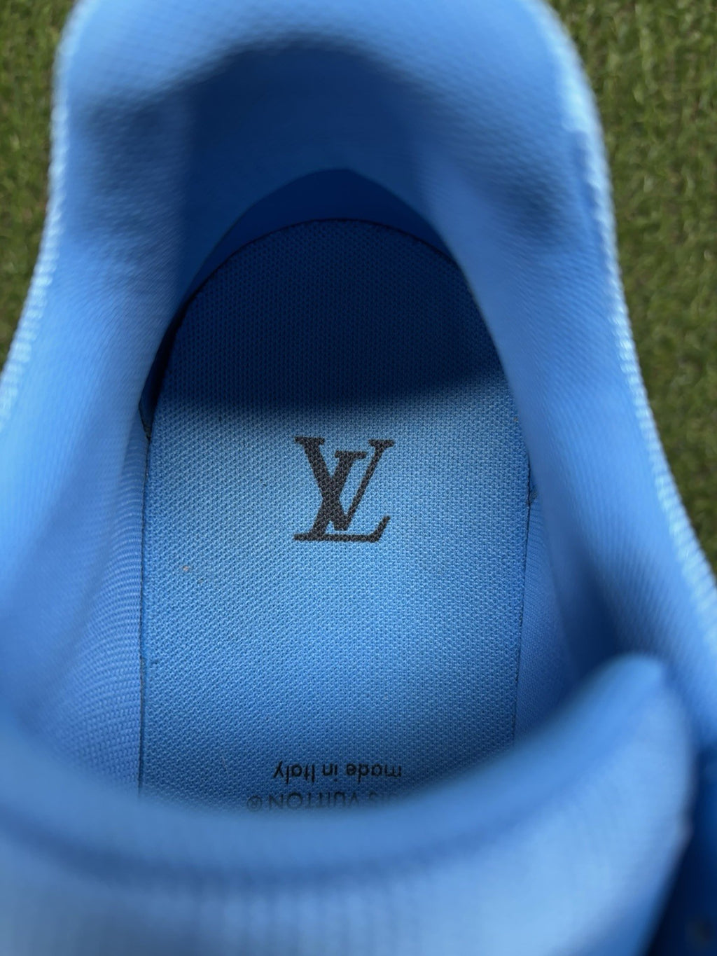Size 7 LV (8-8.5 US) - Louis Vuitton Trainer ' Blue, Black ' | GREAT CONDITION!