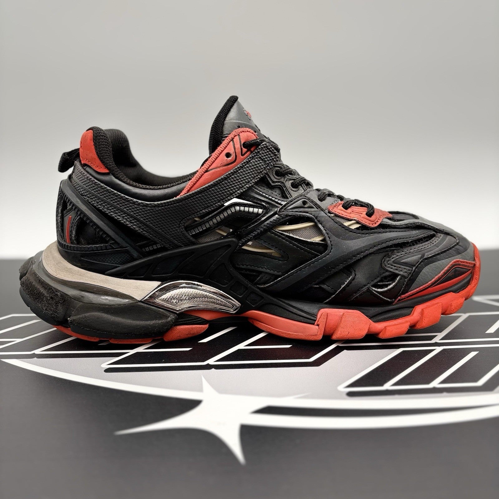 Size 43 (10 US) - Balenciaga Track 2 Trainer ' Black, Orange '
