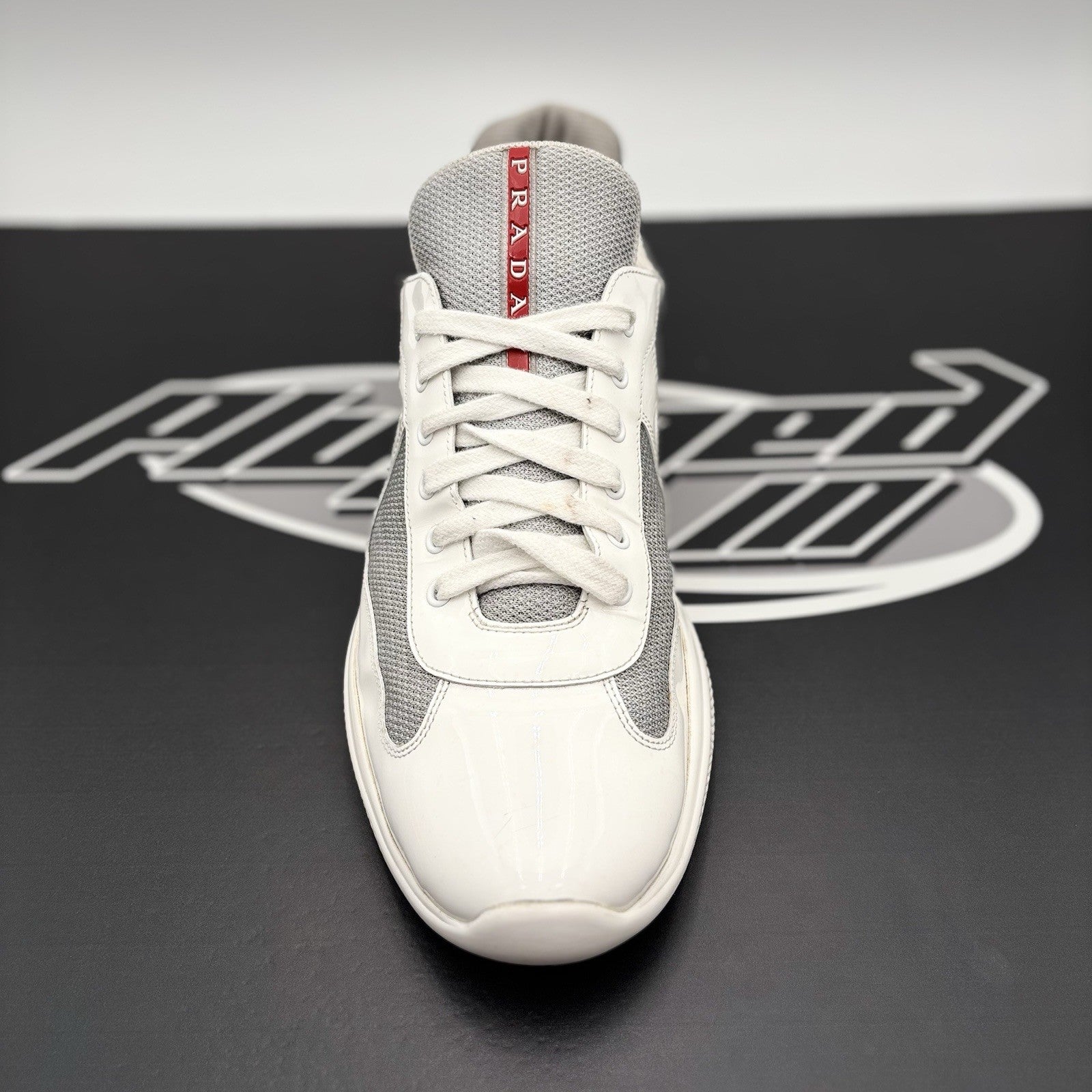 Size 14.5 UK (15.5 US) - Prada Americas Cup ' White ' | GOOD CONDITION!