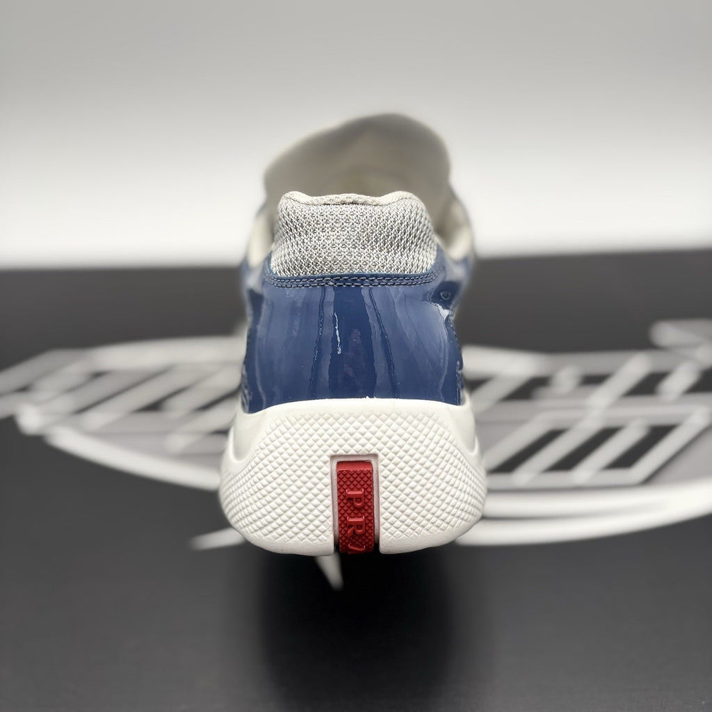 Size 7 UK (8 US) - Prada Americas Cup ' Aviation Blue, Silver' | GOOD CONDITION!