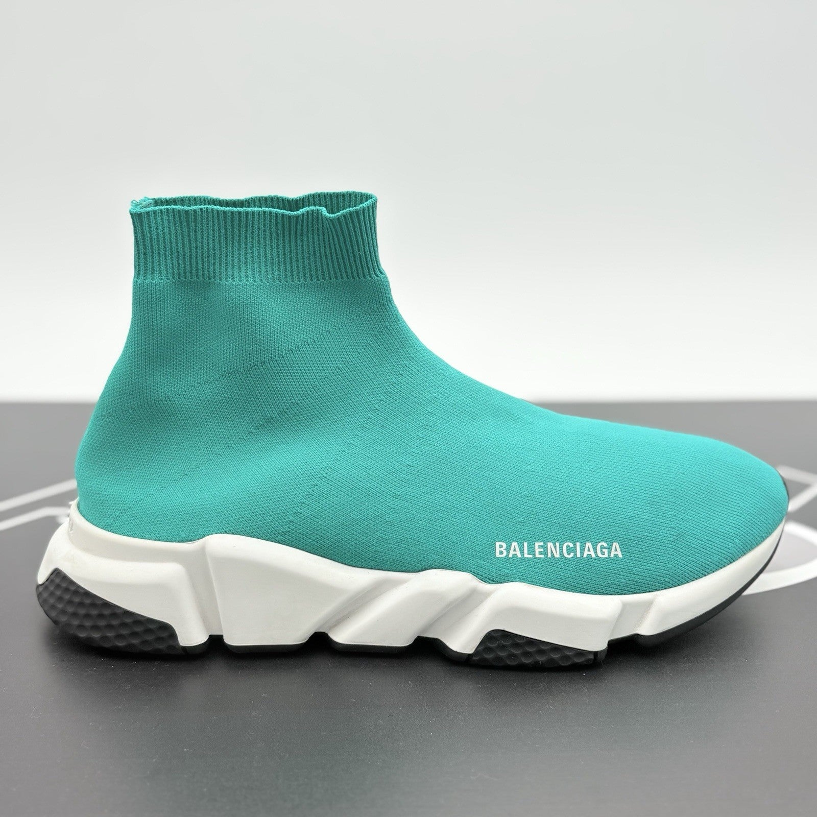 Size 44 (11 US) - Balenciaga Speed Trainer ' Turquoise ' | GREAT CONDITION!
