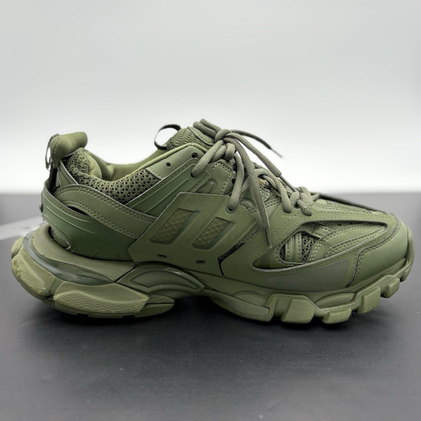 Size 42 (9 US) - Balenciaga Track Sneakers ' Khaki Green ' | GREAT CONDITION!