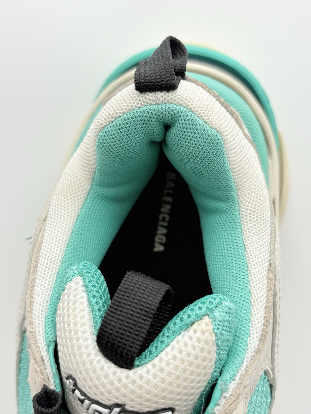 Size 40 - Balenciaga Triple S ' White Teal ' | GREAT CONDITION!